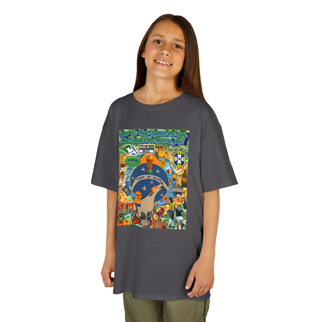 Unisex Kids 100% Algodão- Brasil x Escócia