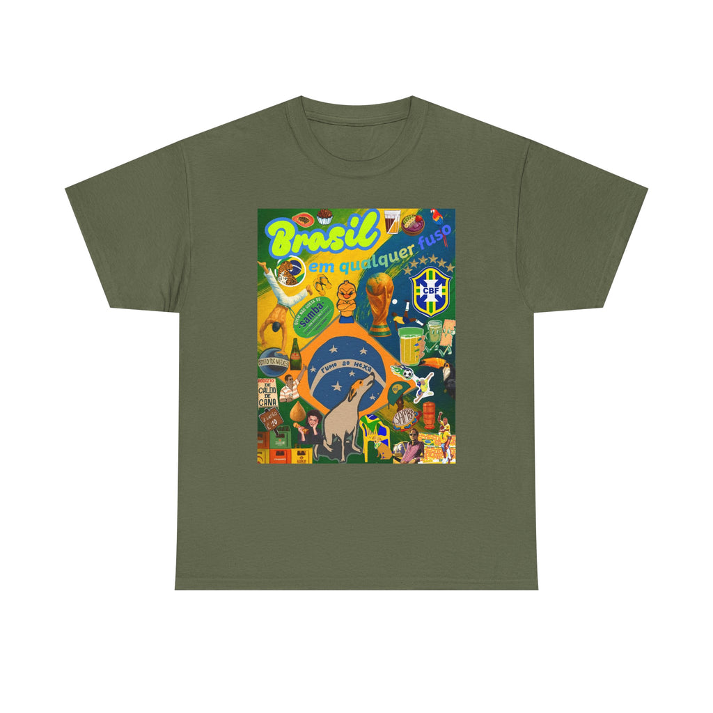 Unisex 100% Algodão OEKO-TEX®  | Brasil em qualquer fuso!