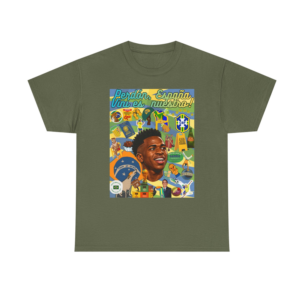 Unisex 100% Algodão OEKO-TEX®  | Brasil x Espanha