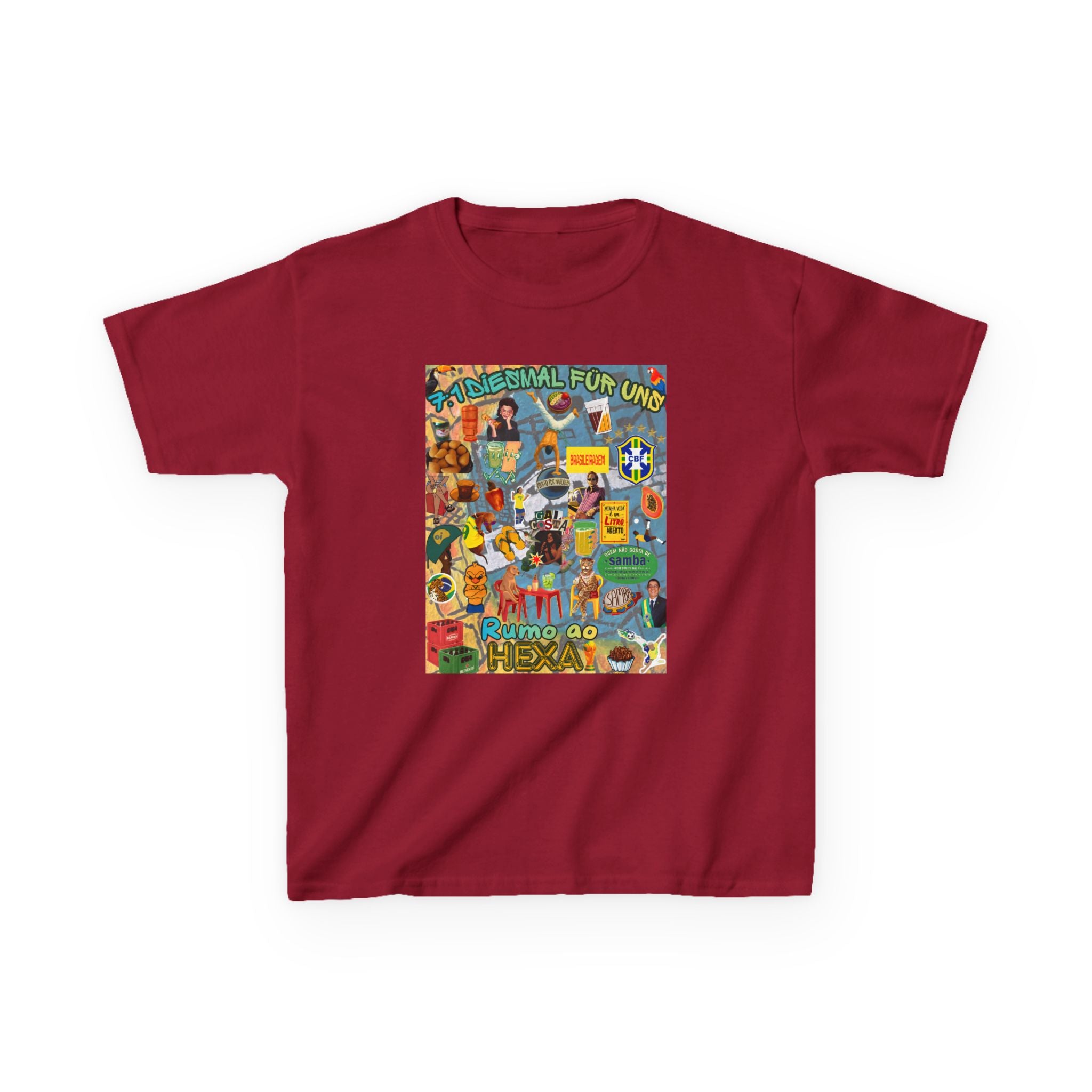 Unisex Kids 100% Algodão | Brasil x Alemanha