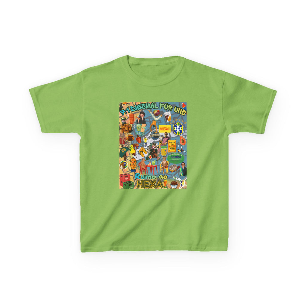 Unisex Kids 100% Algodão | Brasil x Alemanha