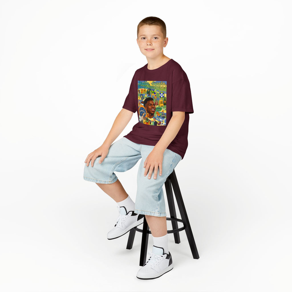 Unisex Kids 100% Algodão | Brasil x Espanha