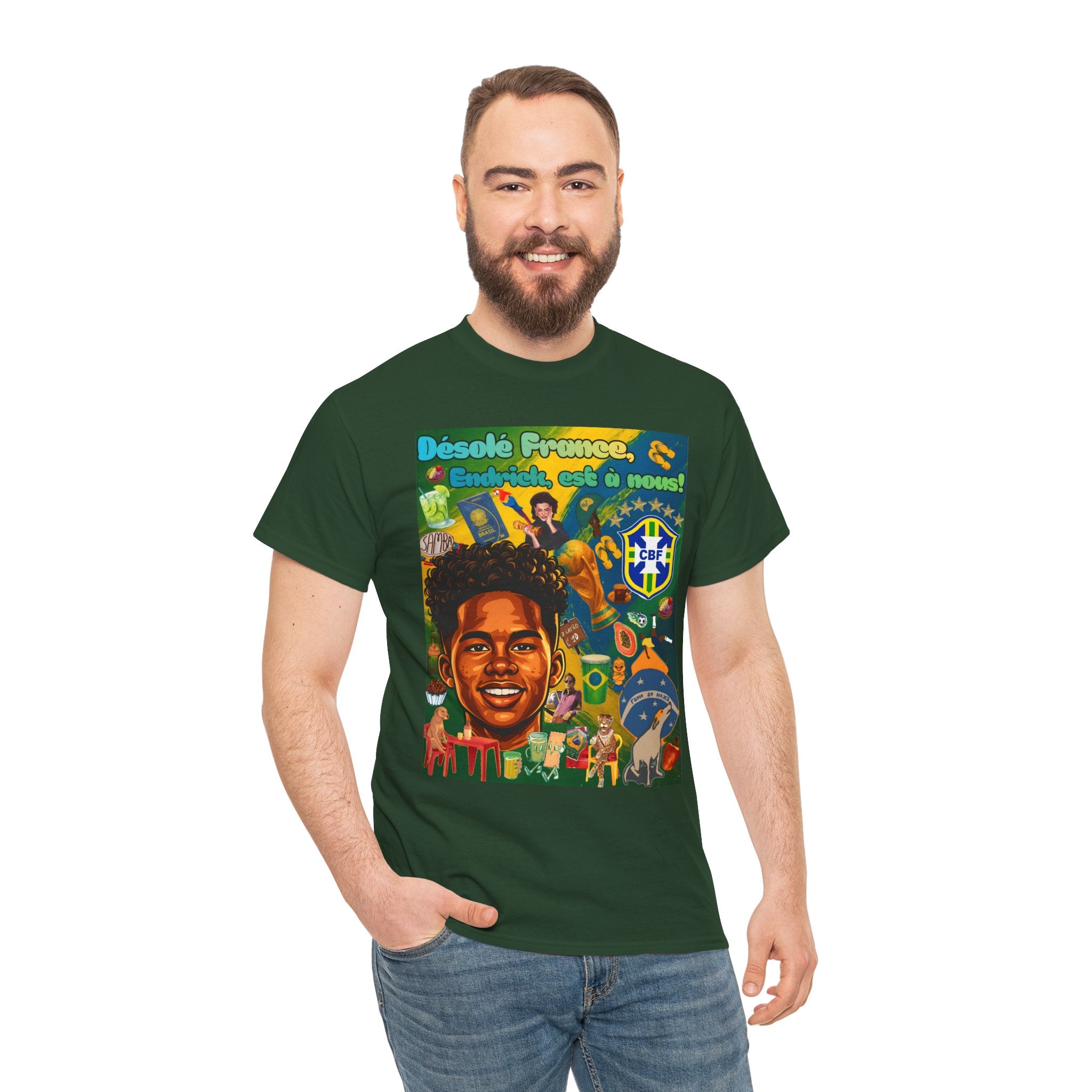 Unisex 100% Algodão OEKO-TEX®  | Brasil x França