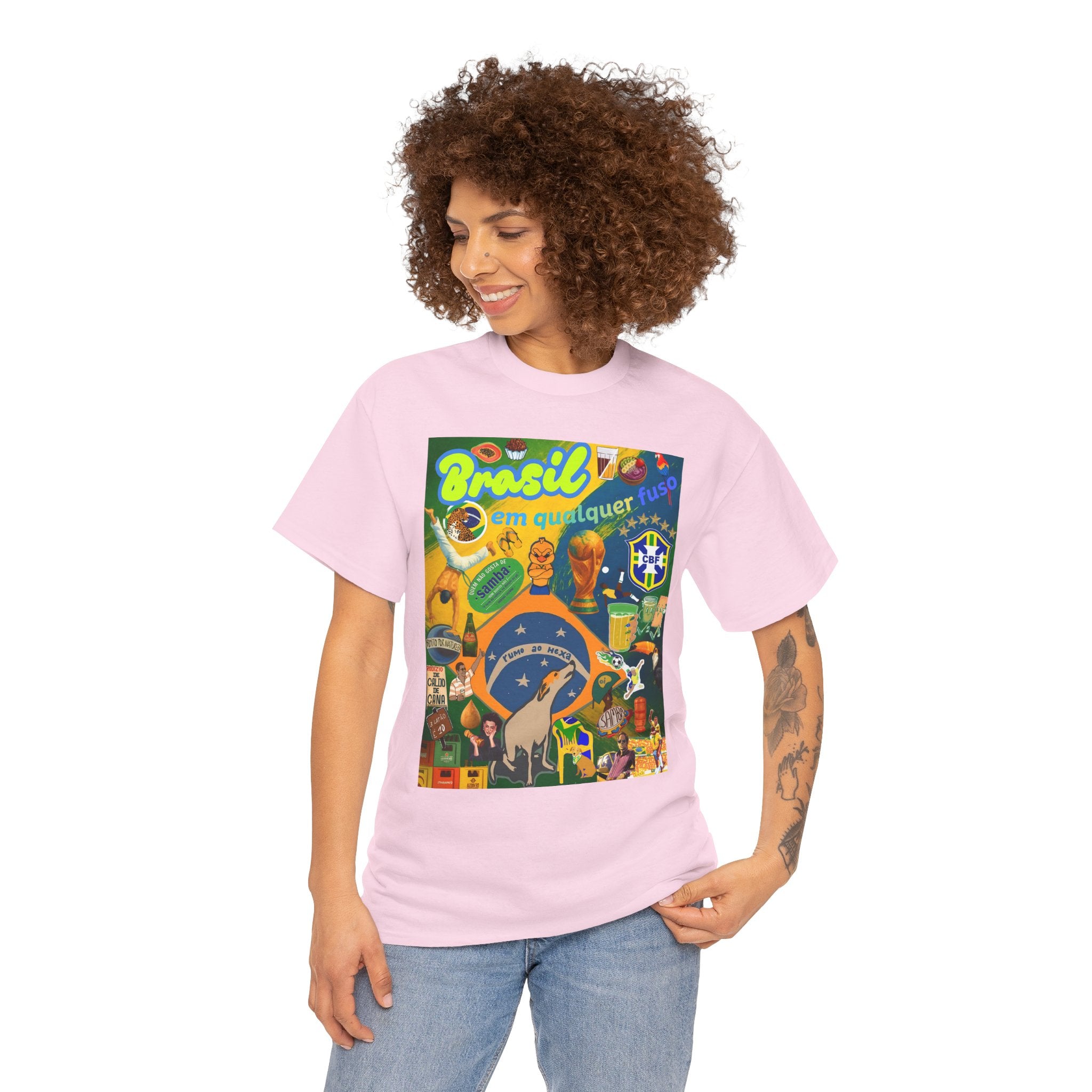 Unisex 100% Algodão OEKO-TEX®  | Brasil em qualquer fuso!