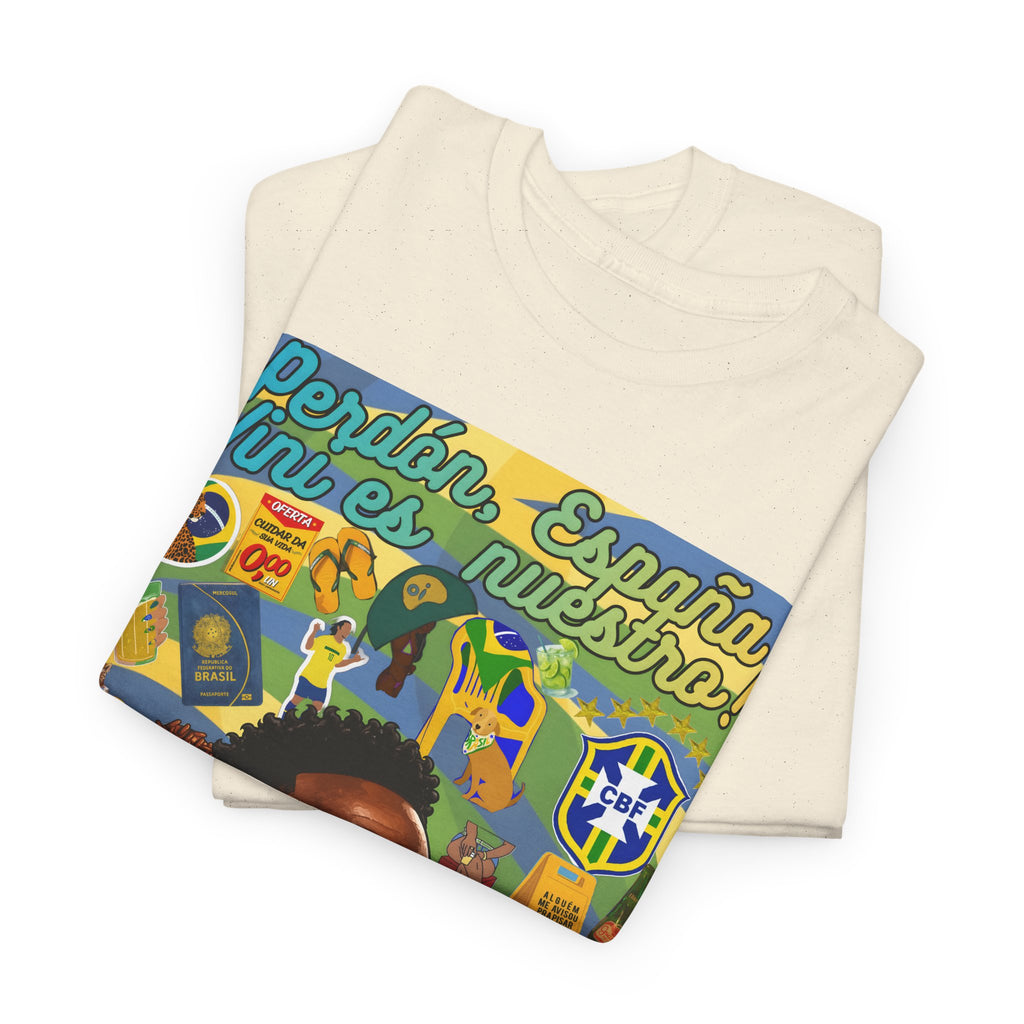 Unisex 100% Algodão OEKO-TEX®  | Brasil x Espanha