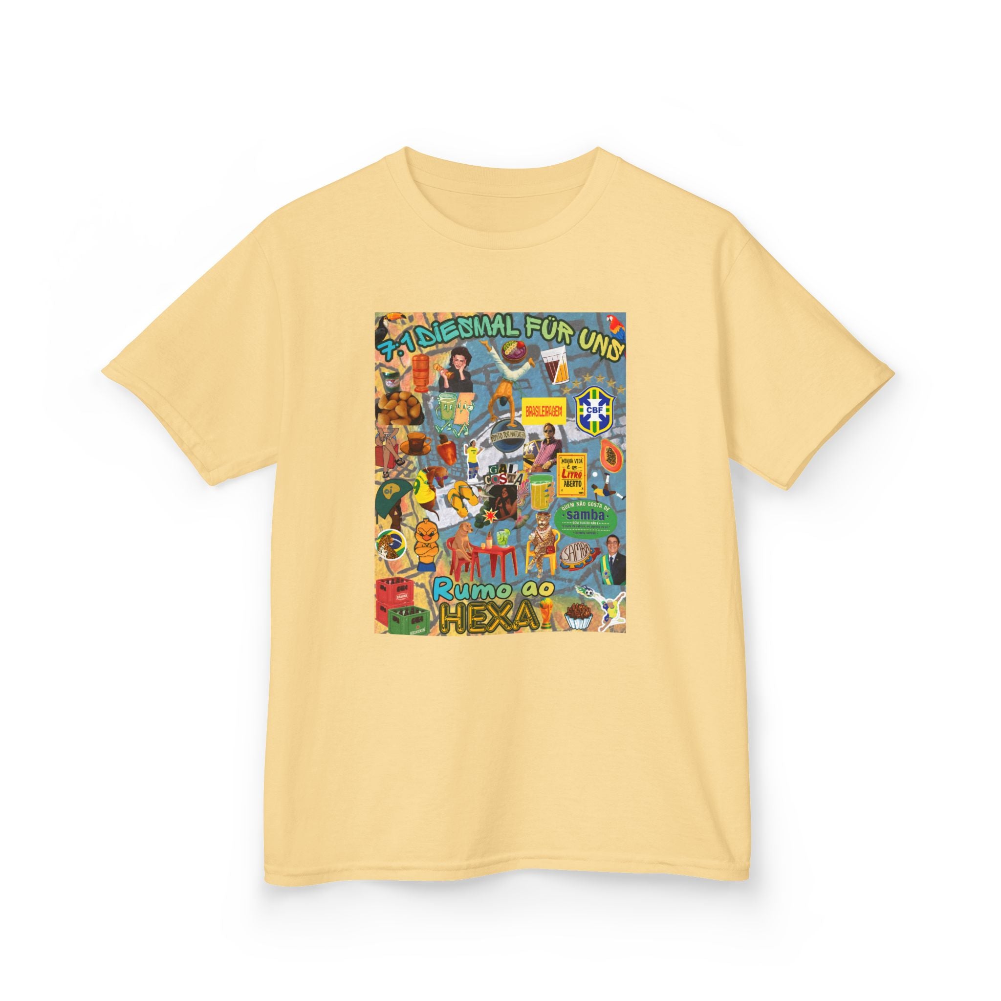 Unisex Kids 100% Algodão | Brasil x Alemanha
