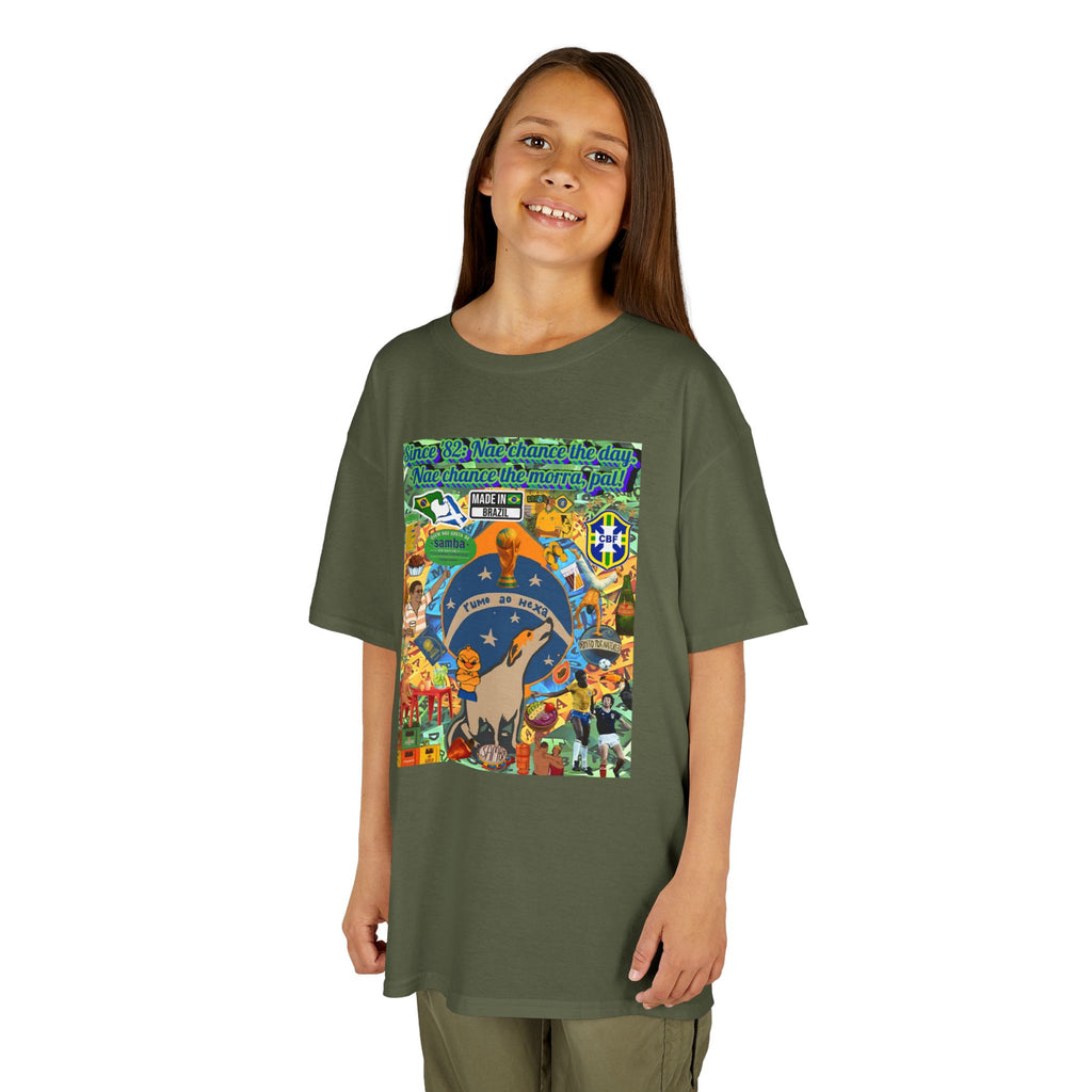 Unisex Kids 100% Algodão- Brasil x Escócia