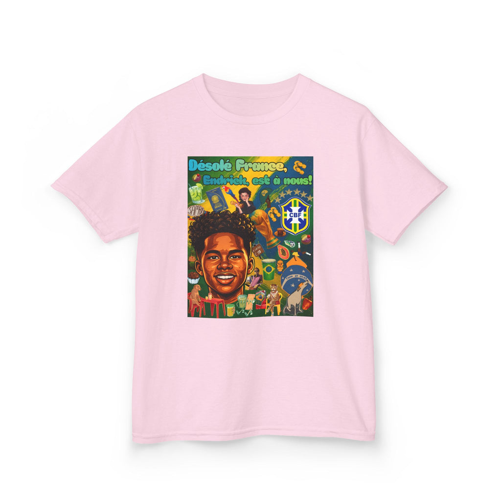 Unisex Kids 100% Algodão | Brasil x França