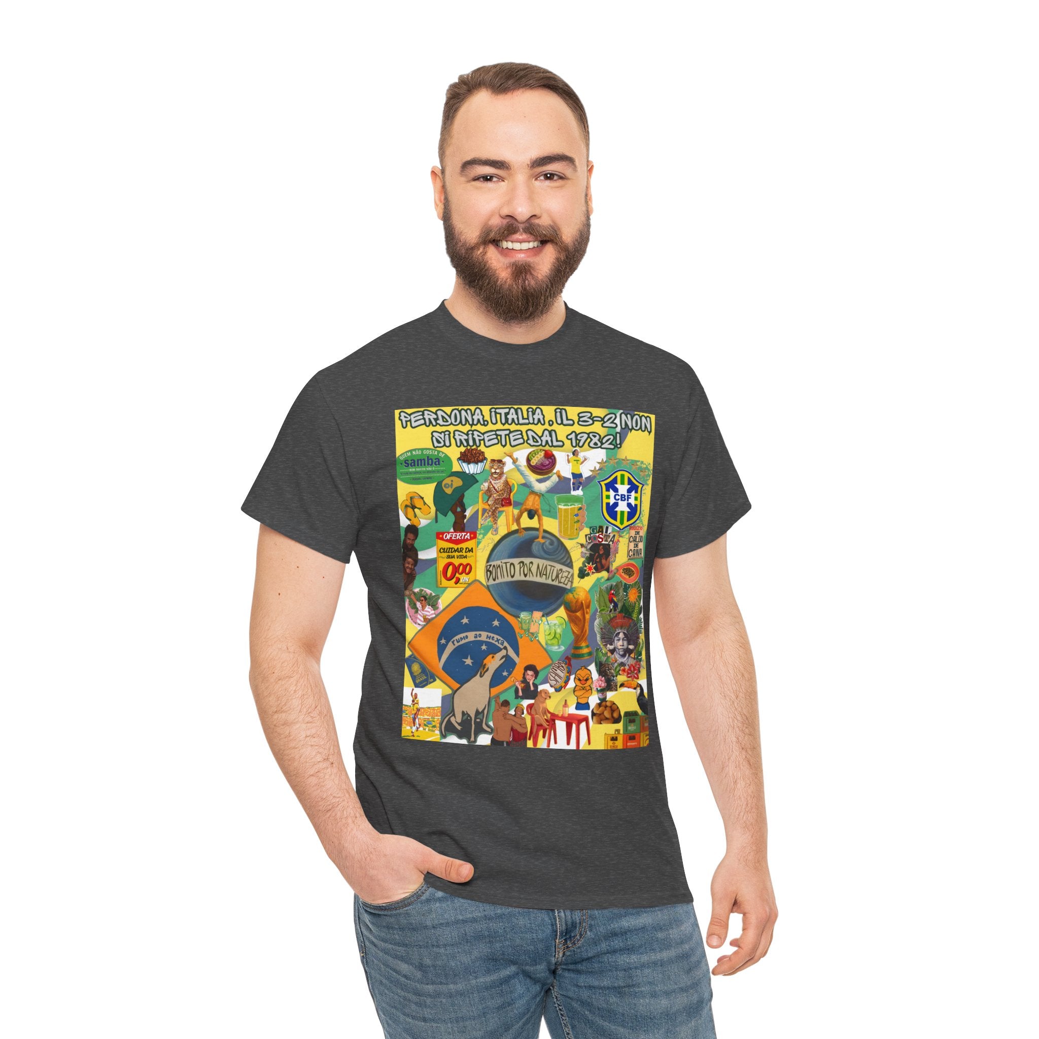 Unisex 100% Algodão OEKO-TEX® | Brasil x Itália