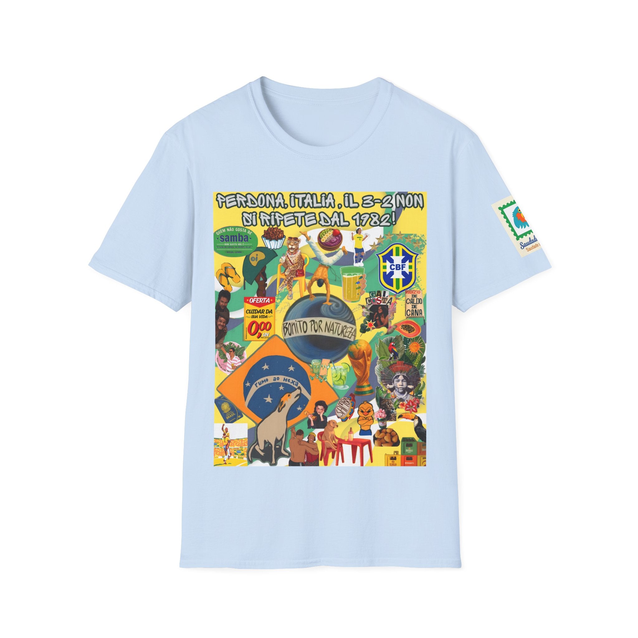 Unisex Graphic T-Shirt | Brasil x Itália