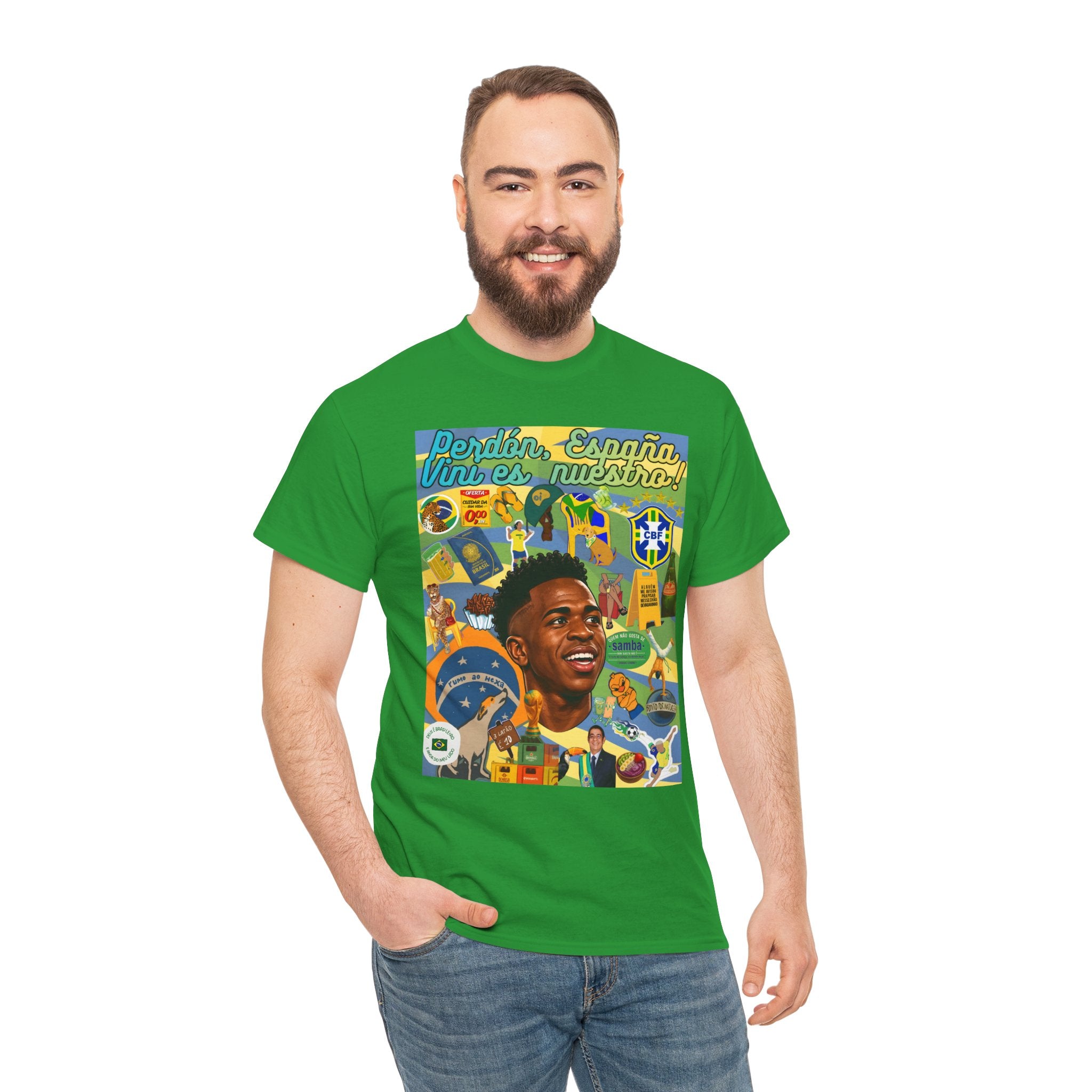 Unisex 100% Algodão OEKO-TEX®  | Brasil x Espanha