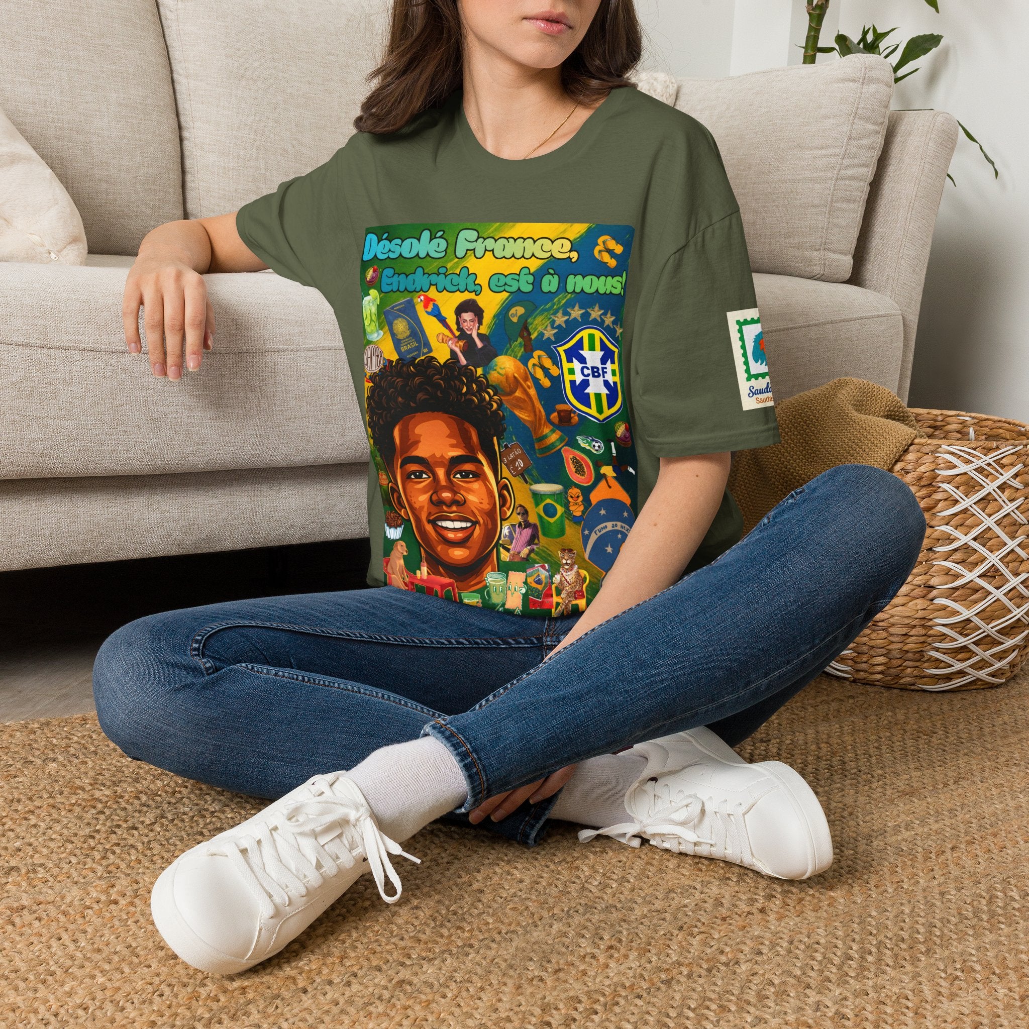 Unisex Graphic T-Shirt | Brasil x França