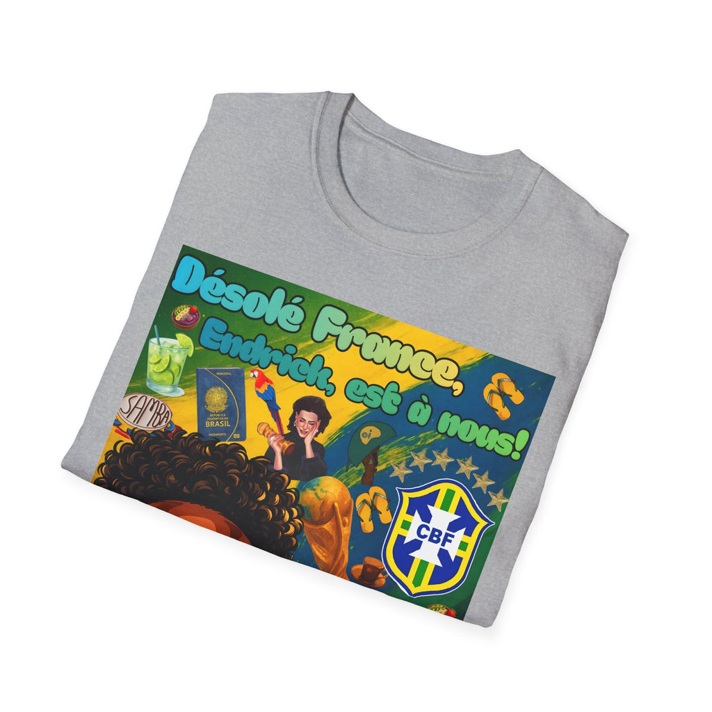 Unisex Graphic T-Shirt | Brasil x França