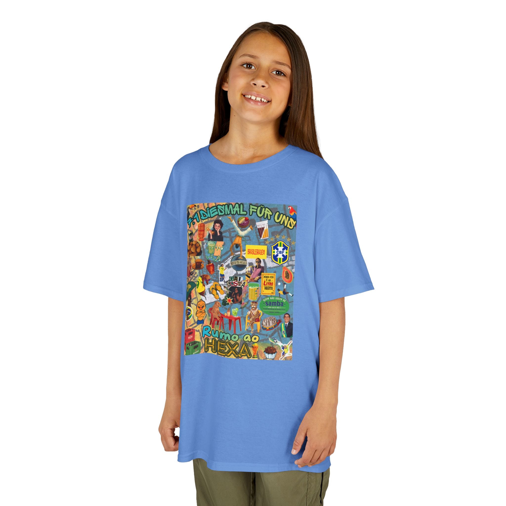 Unisex Kids 100% Algodão | Brasil x Alemanha