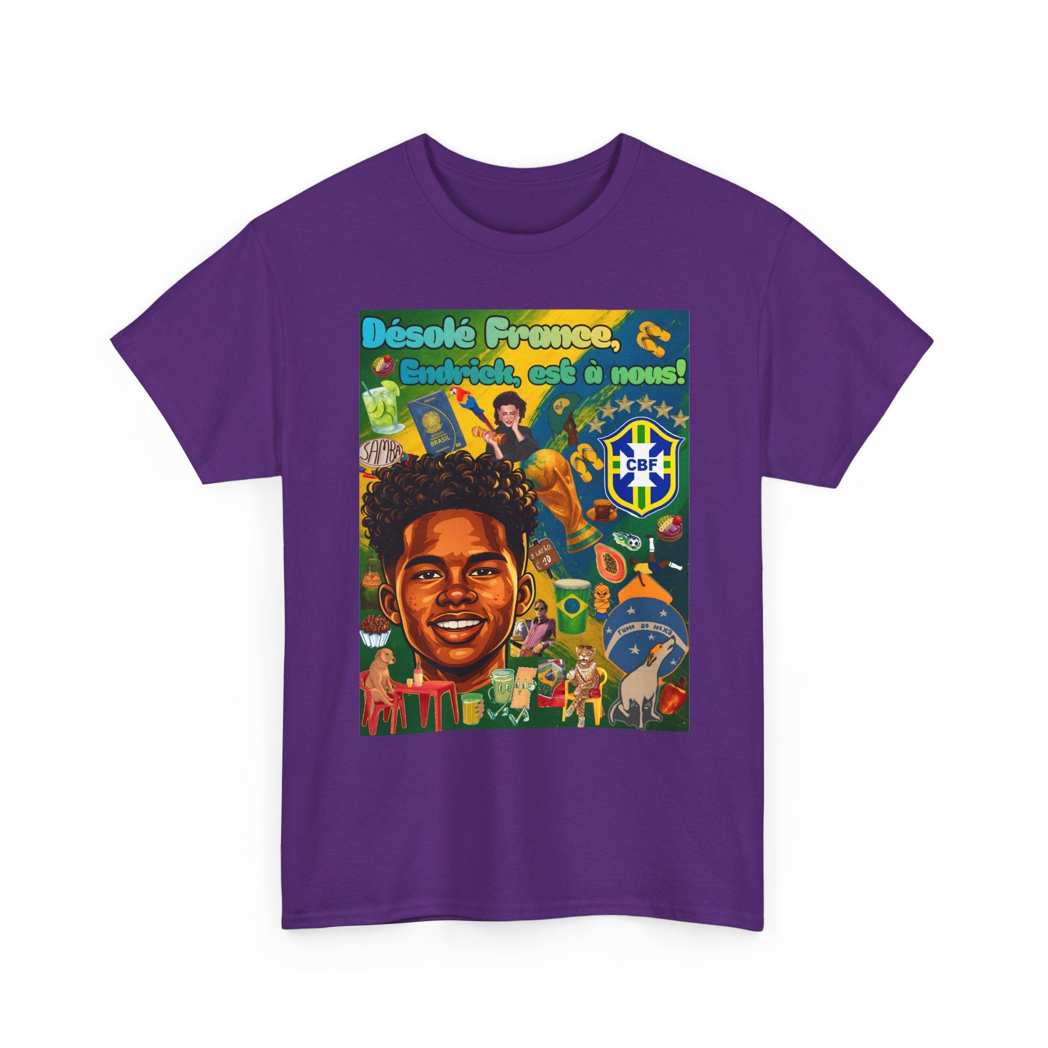 Unisex 100% Algodão OEKO-TEX®  | Brasil x França