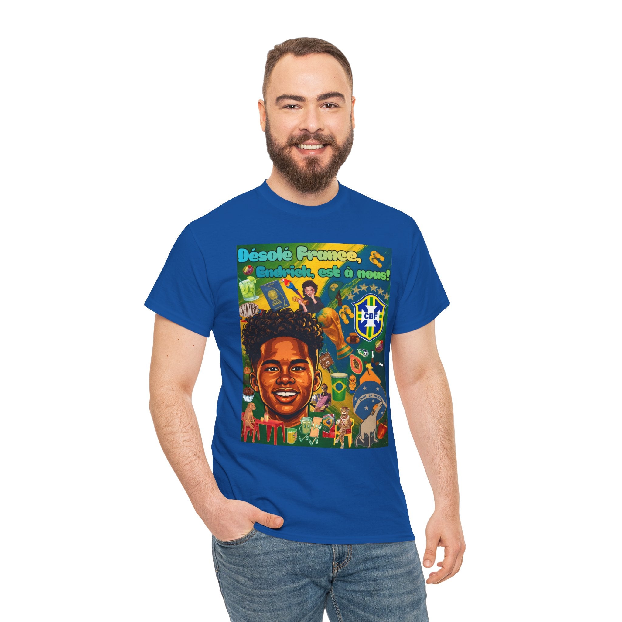 Unisex 100% Algodão OEKO-TEX®  | Brasil x França