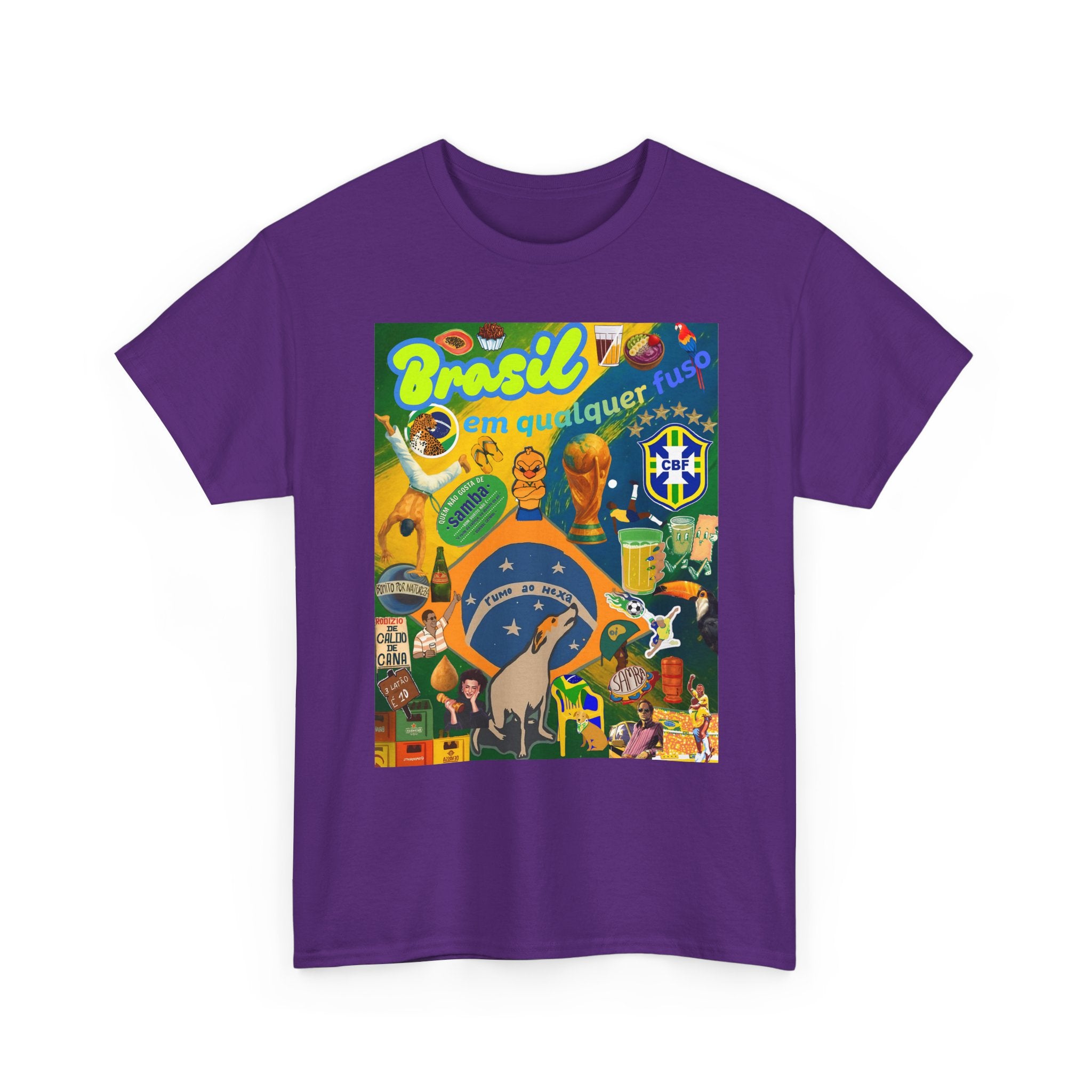 Unisex 100% Algodão OEKO-TEX®  | Brasil em qualquer fuso!