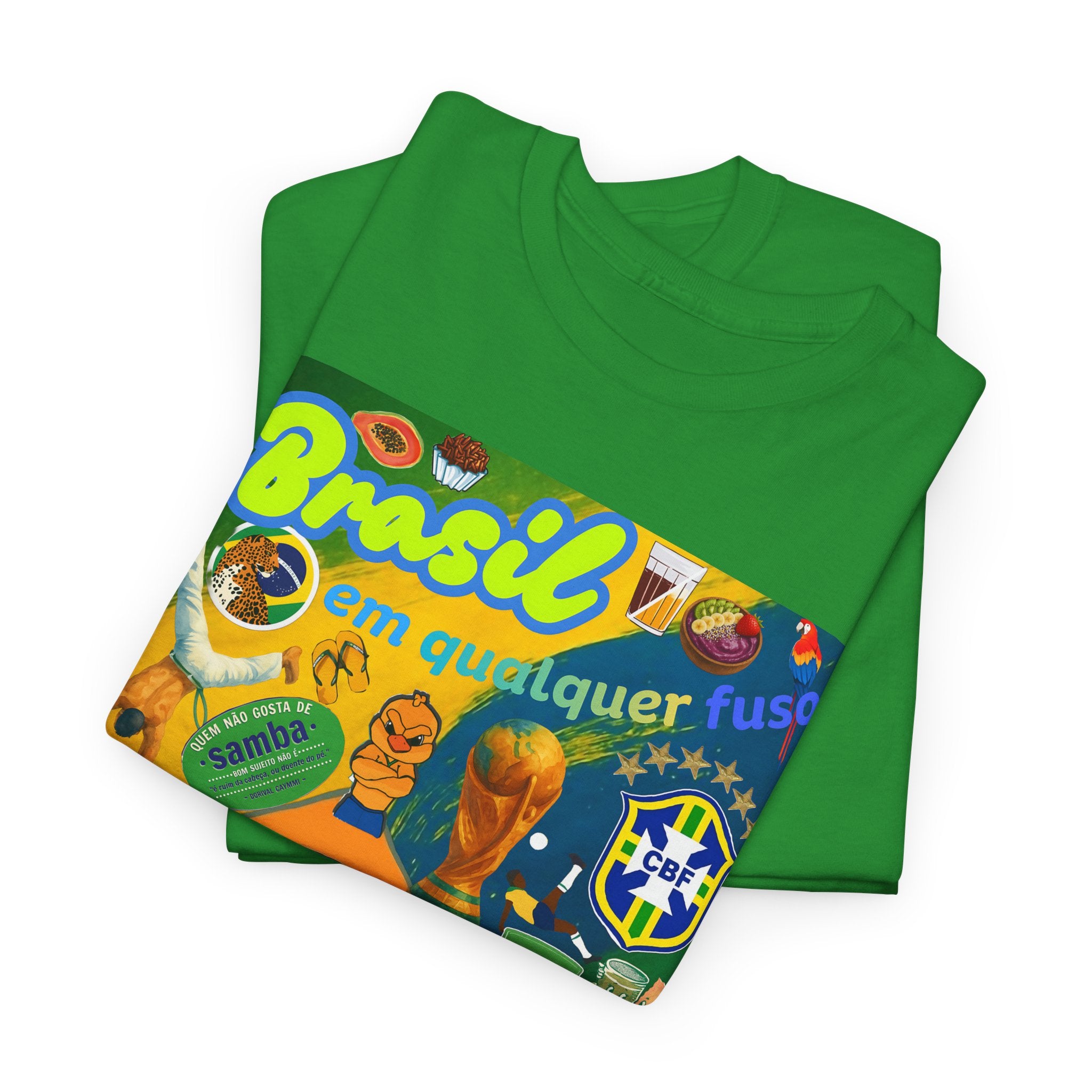 Unisex 100% Algodão OEKO-TEX®  | Brasil em qualquer fuso!