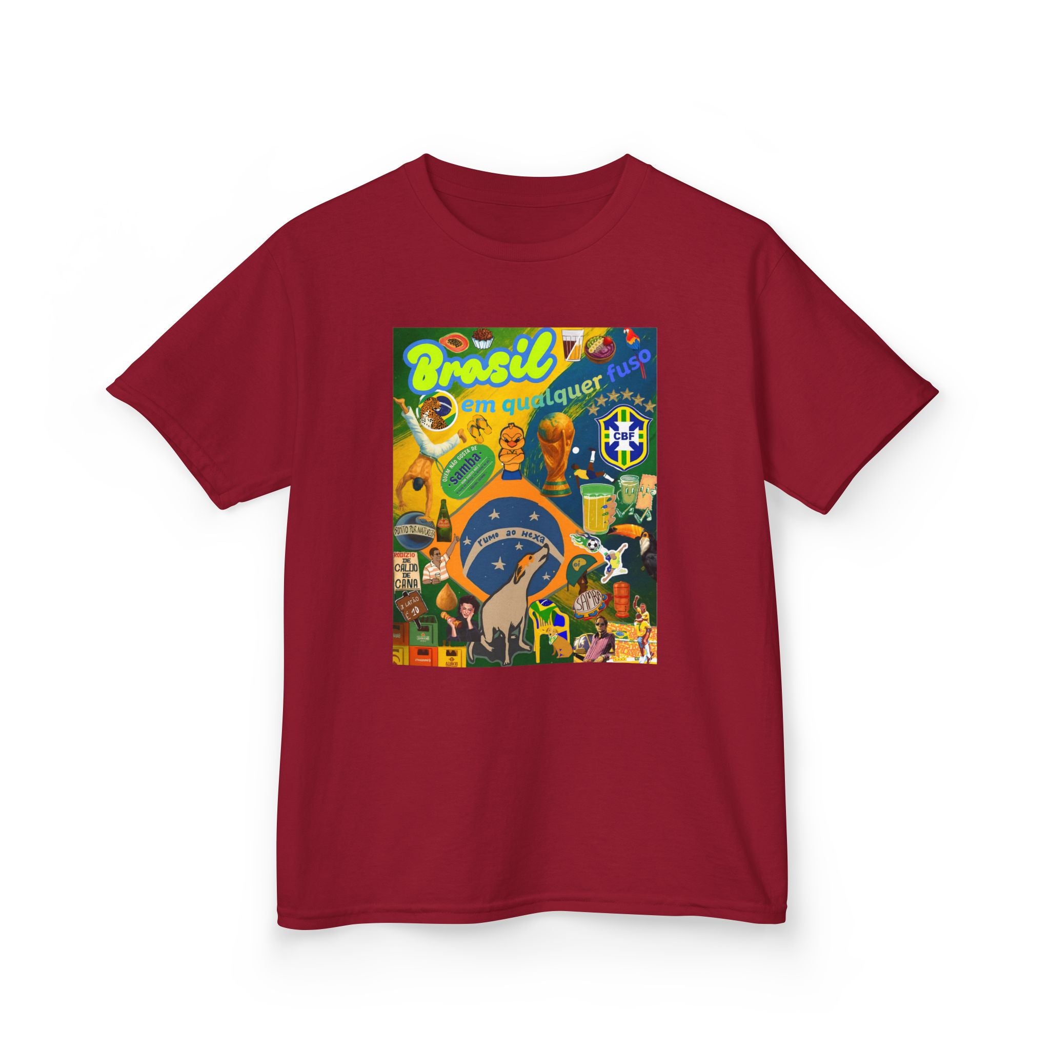 Unisex Kids 100% Algodão | Brasil em qualquer fuso!