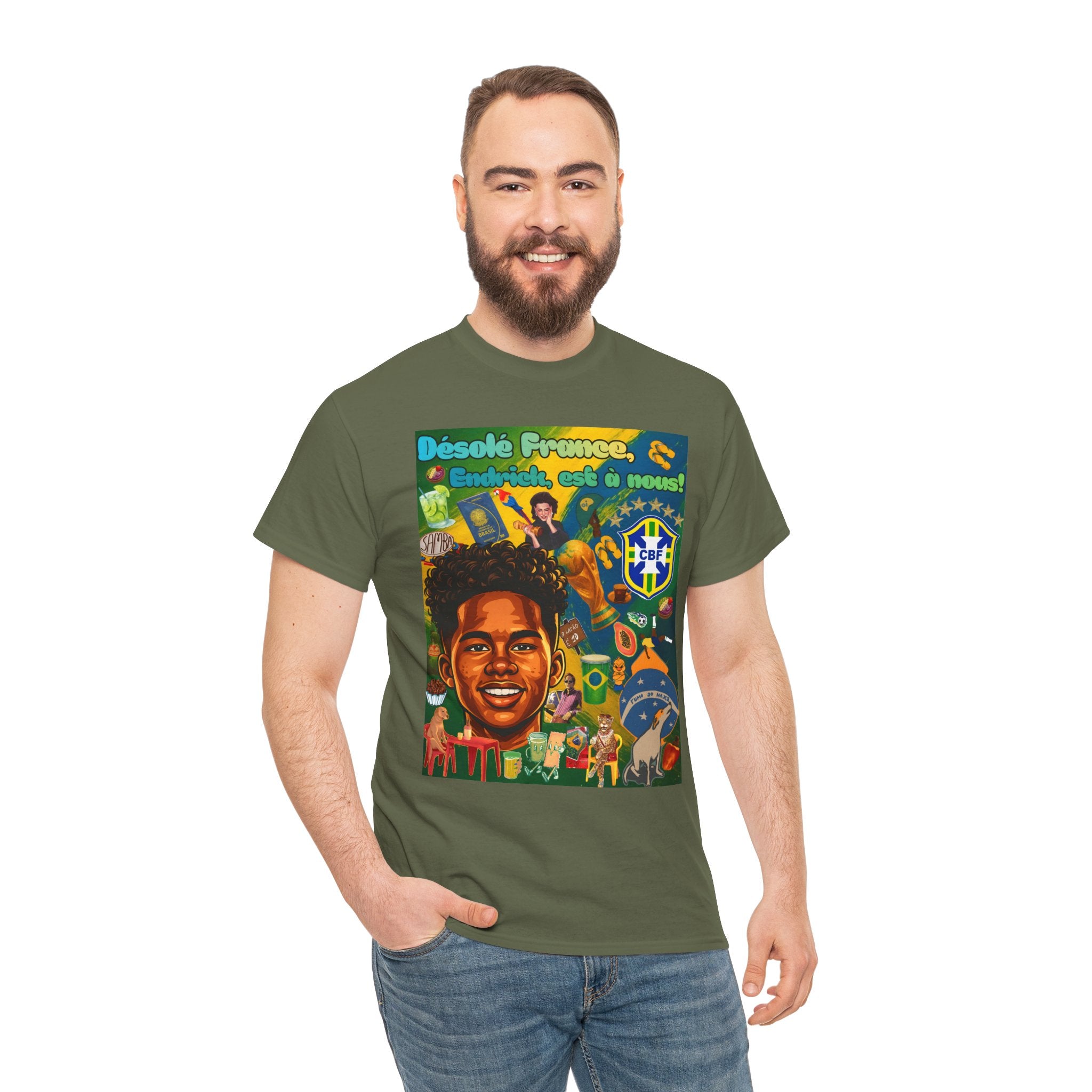 Unisex 100% Algodão OEKO-TEX®  | Brasil x França