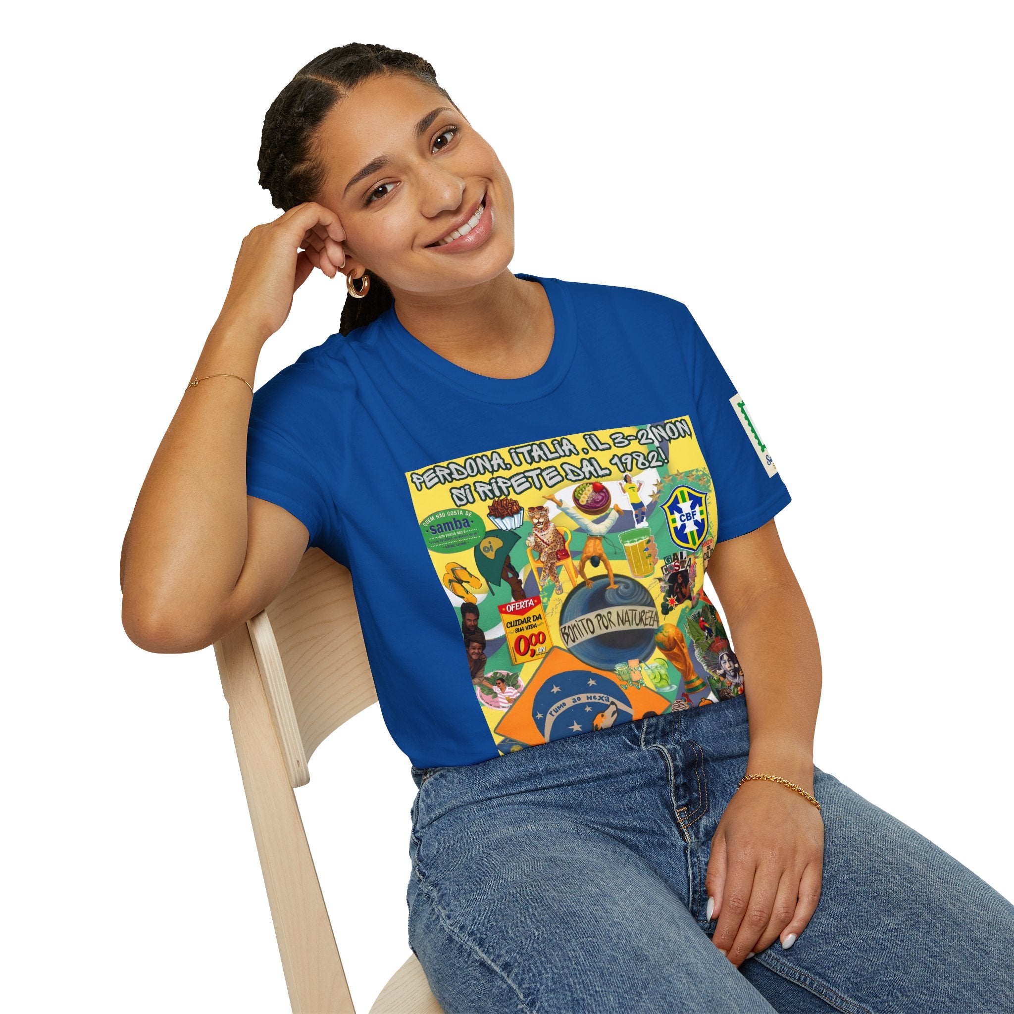 Unisex Graphic T-Shirt | Brasil x Itália