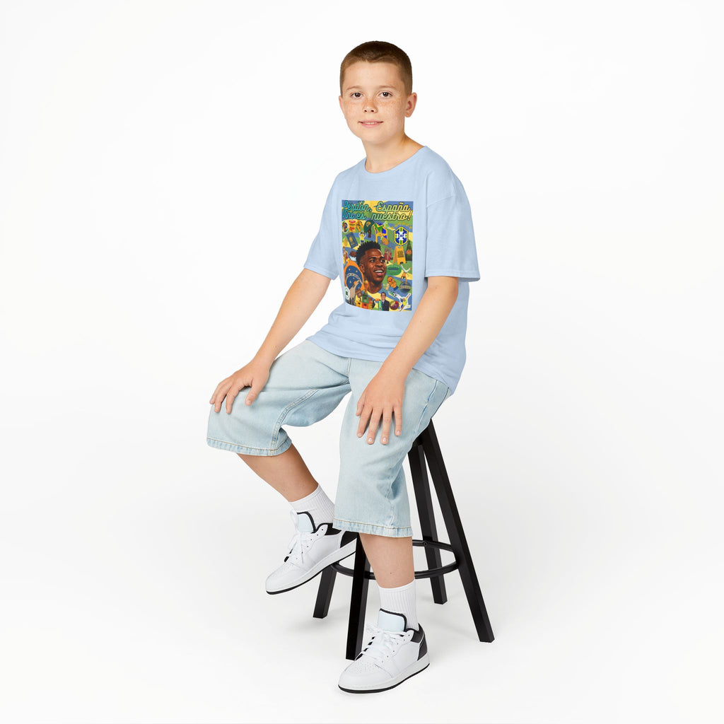 Unisex Kids 100% Algodão | Brasil x Espanha