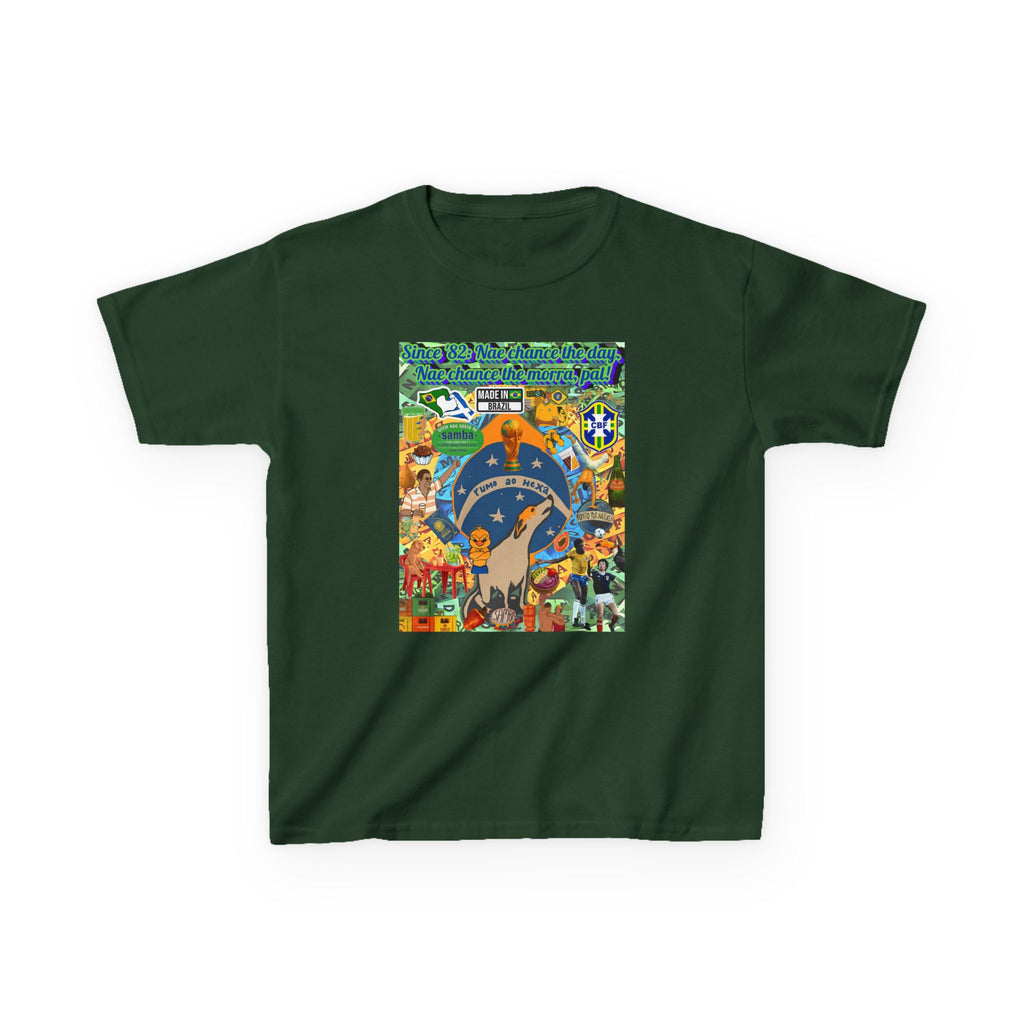 Unisex Kids 100% Algodão- Brasil x Escócia