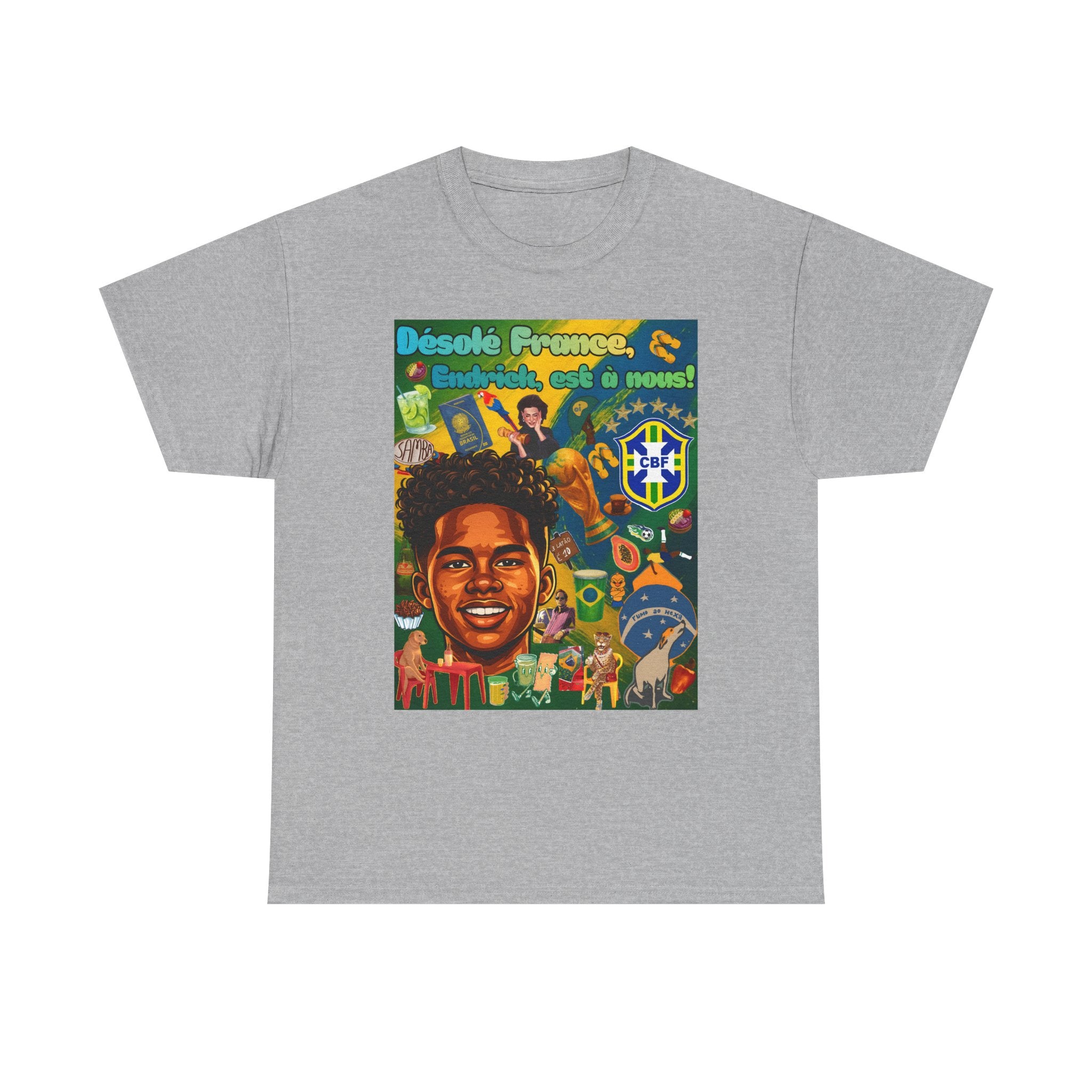 Unisex 100% Algodão OEKO-TEX®  | Brasil x França