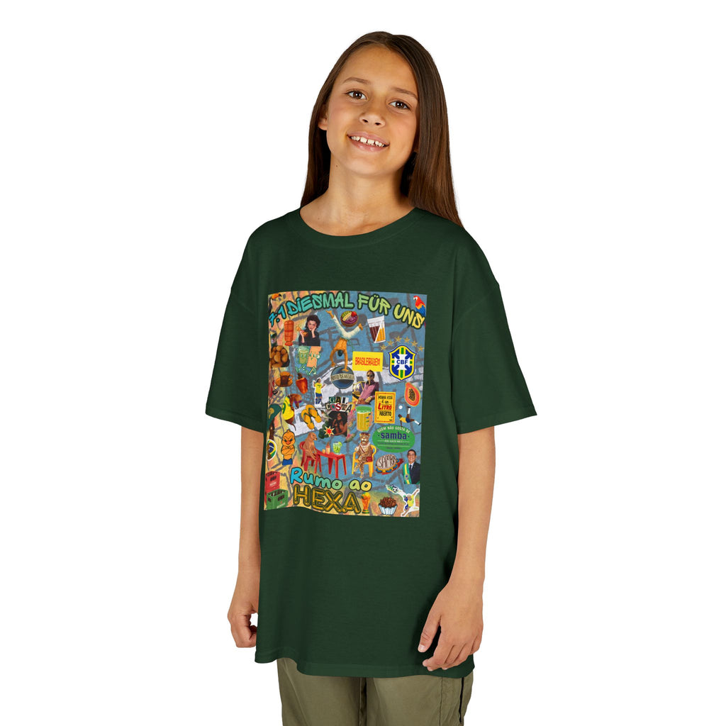 Unisex Kids 100% Algodão | Brasil x Alemanha