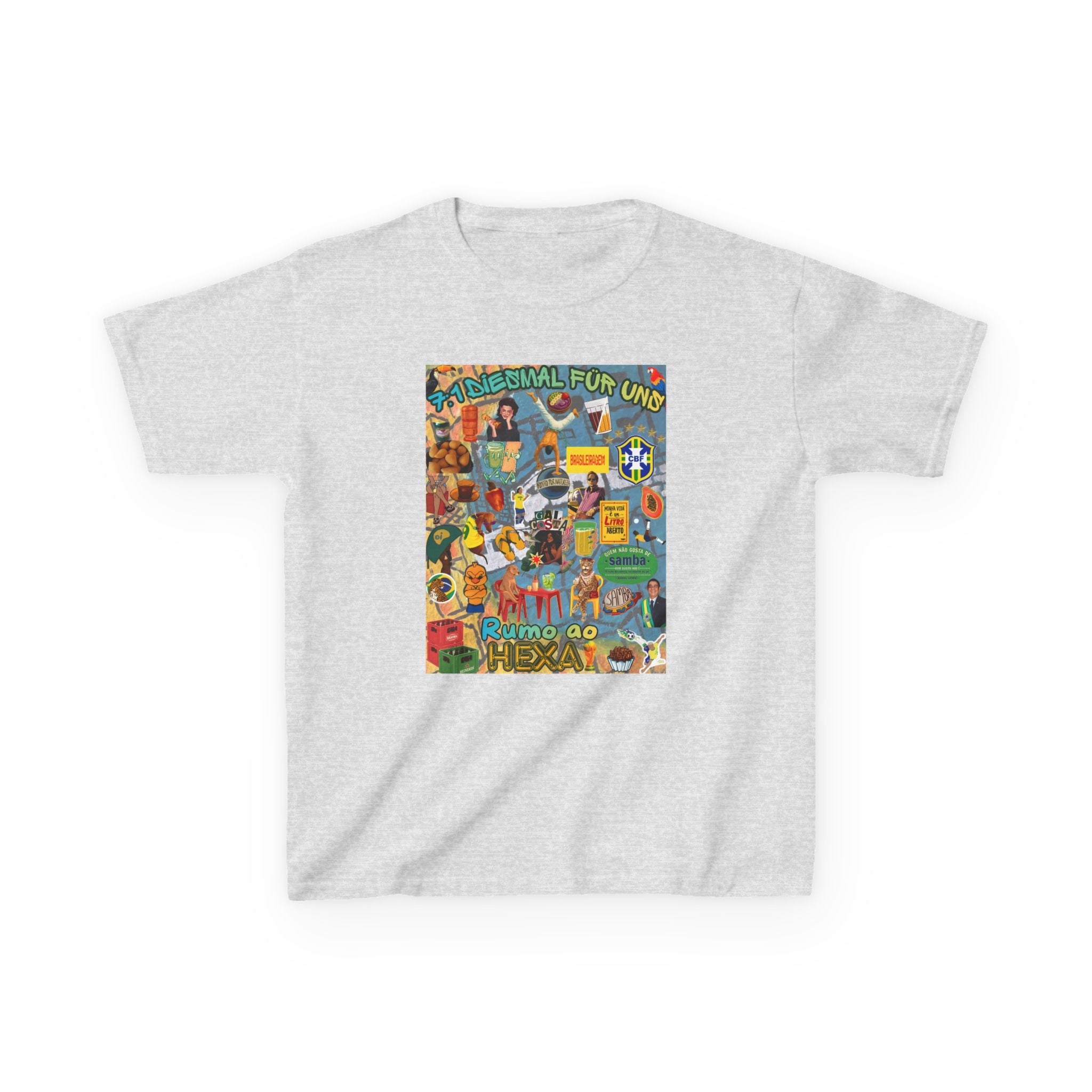 Unisex Kids 100% Algodão | Brasil x Alemanha