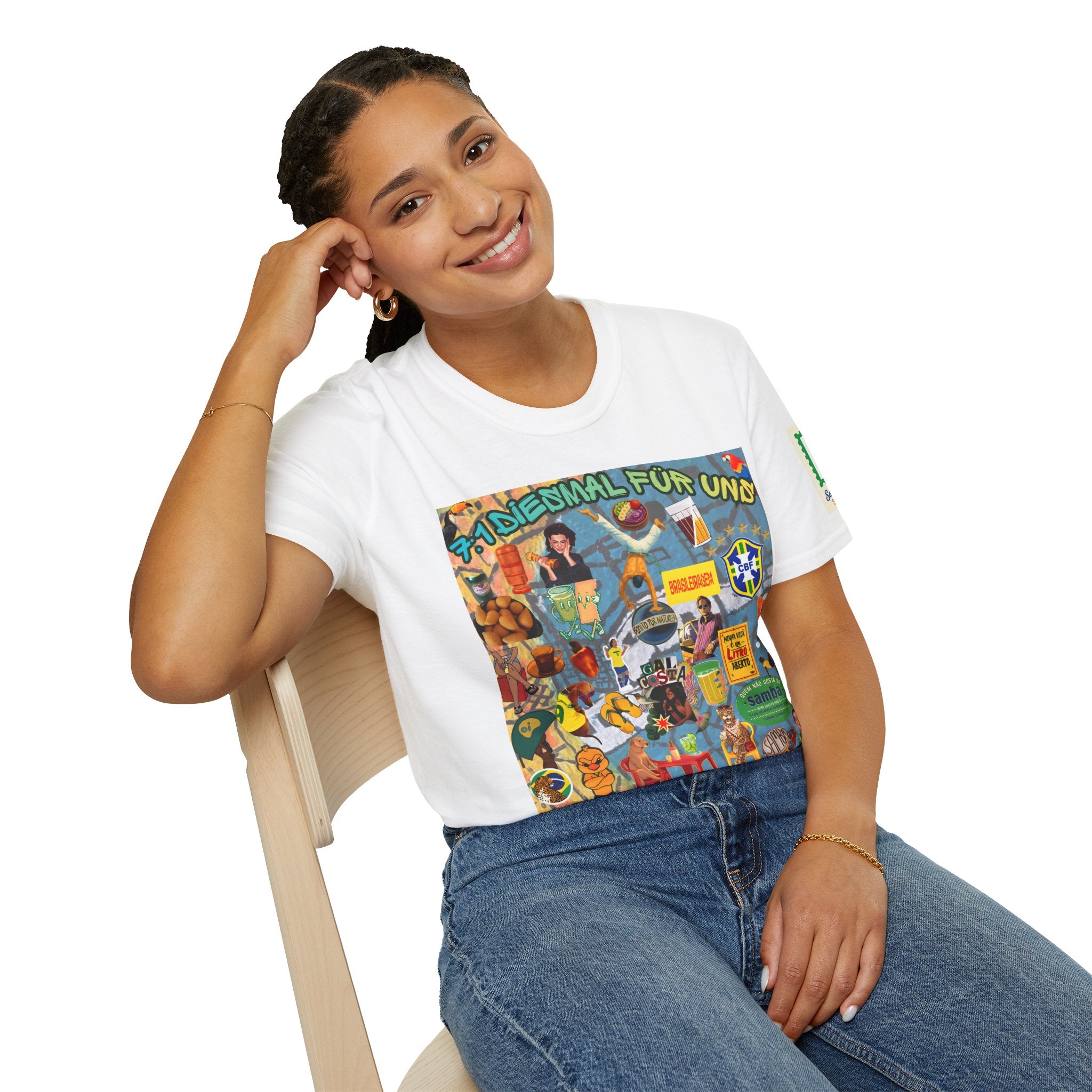 Unisex Graphic T-Shirt | Brasil x Alemanha