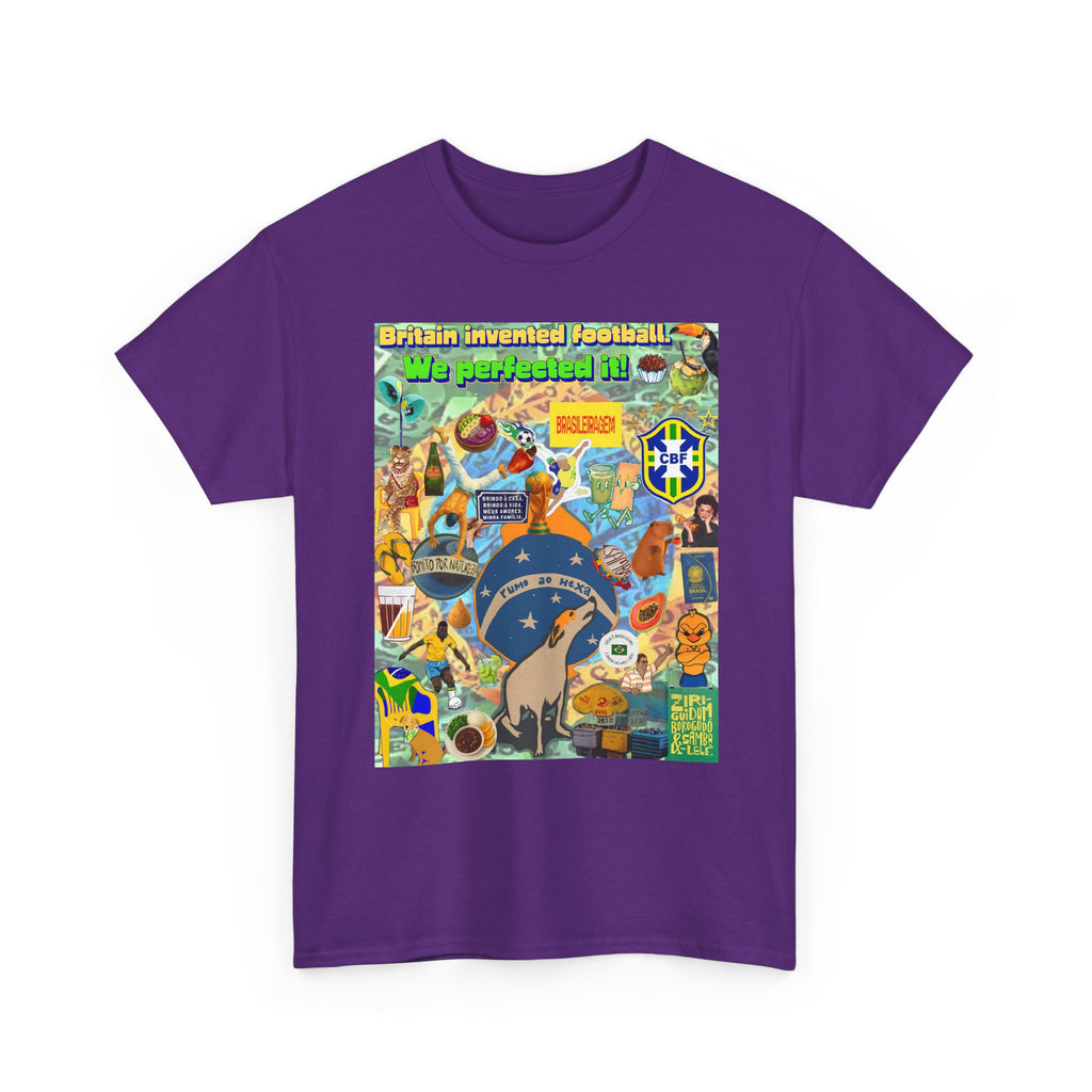 Unisex 100% Algodão OEKO-TEX®  | Brasil x Britain - O jogo nasceu lá, mas o Brasil o elevou a outro patamar!