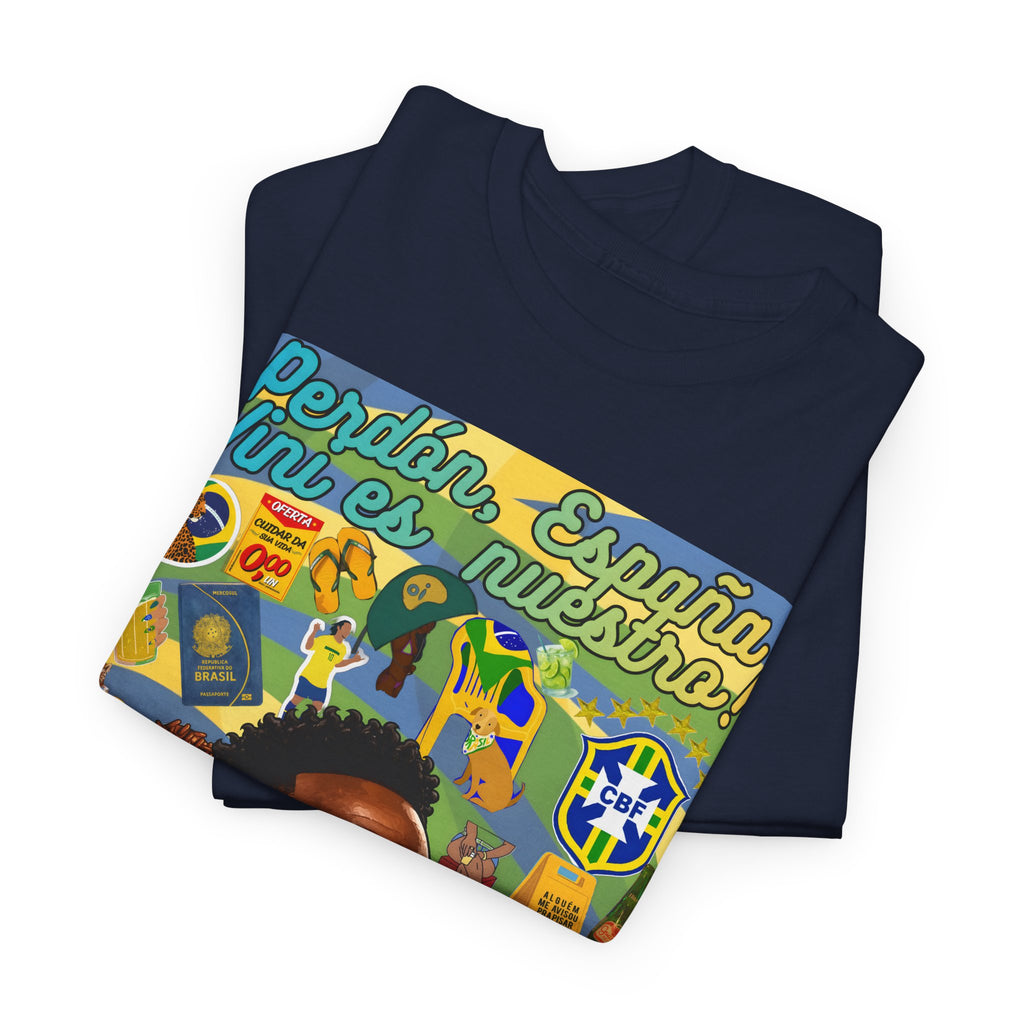 Unisex 100% Algodão OEKO-TEX®  | Brasil x Espanha