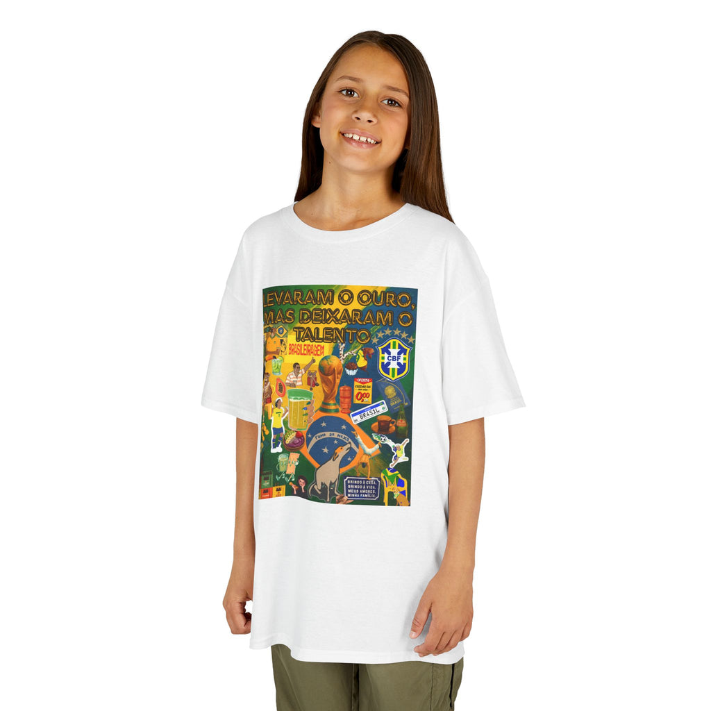 Unisex Kids 100% Algodão | Brasil x Portugal