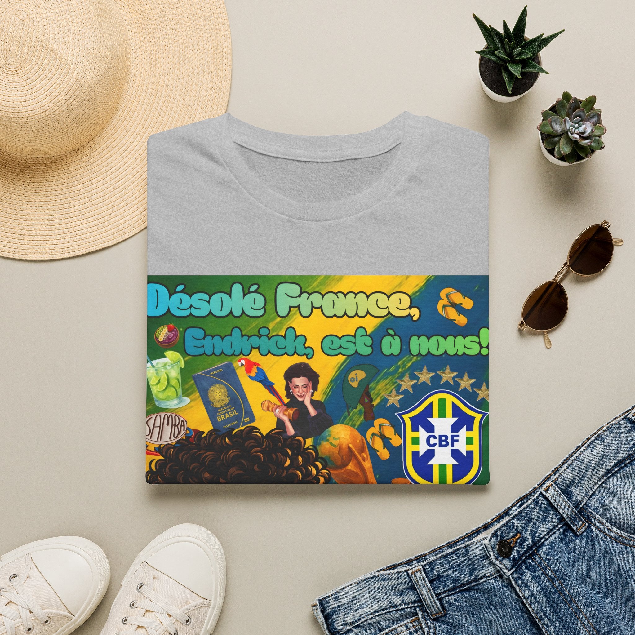 Unisex Graphic T-Shirt | Brasil x França
