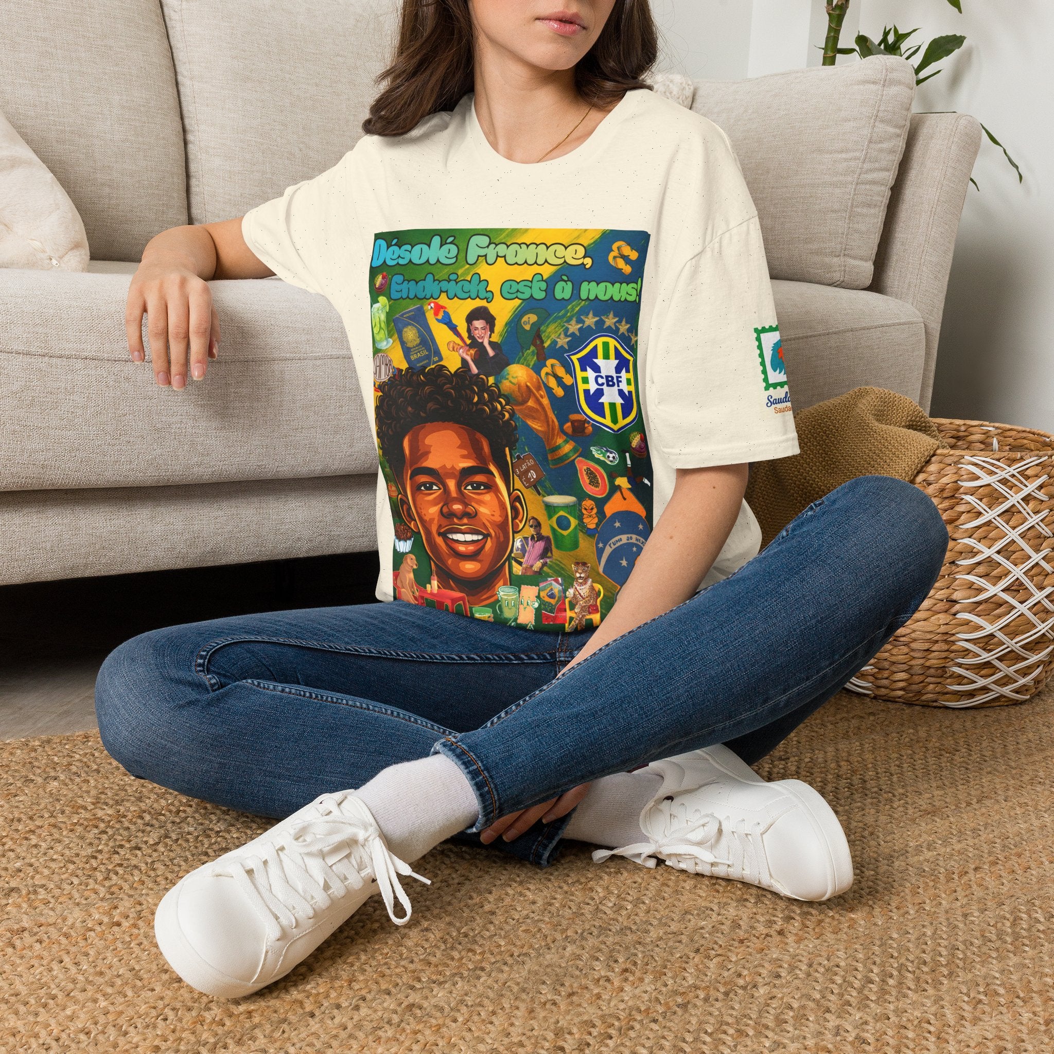 Unisex Graphic T-Shirt | Brasil x França