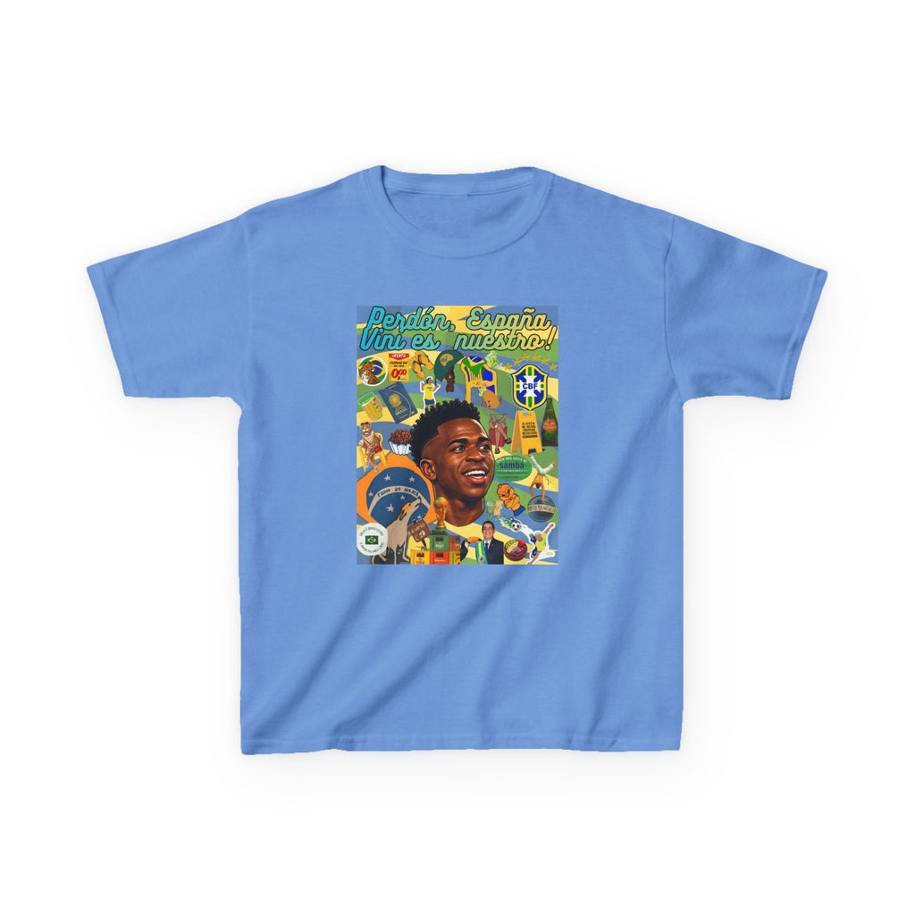 Unisex Kids 100% Algodão | Brasil x Espanha