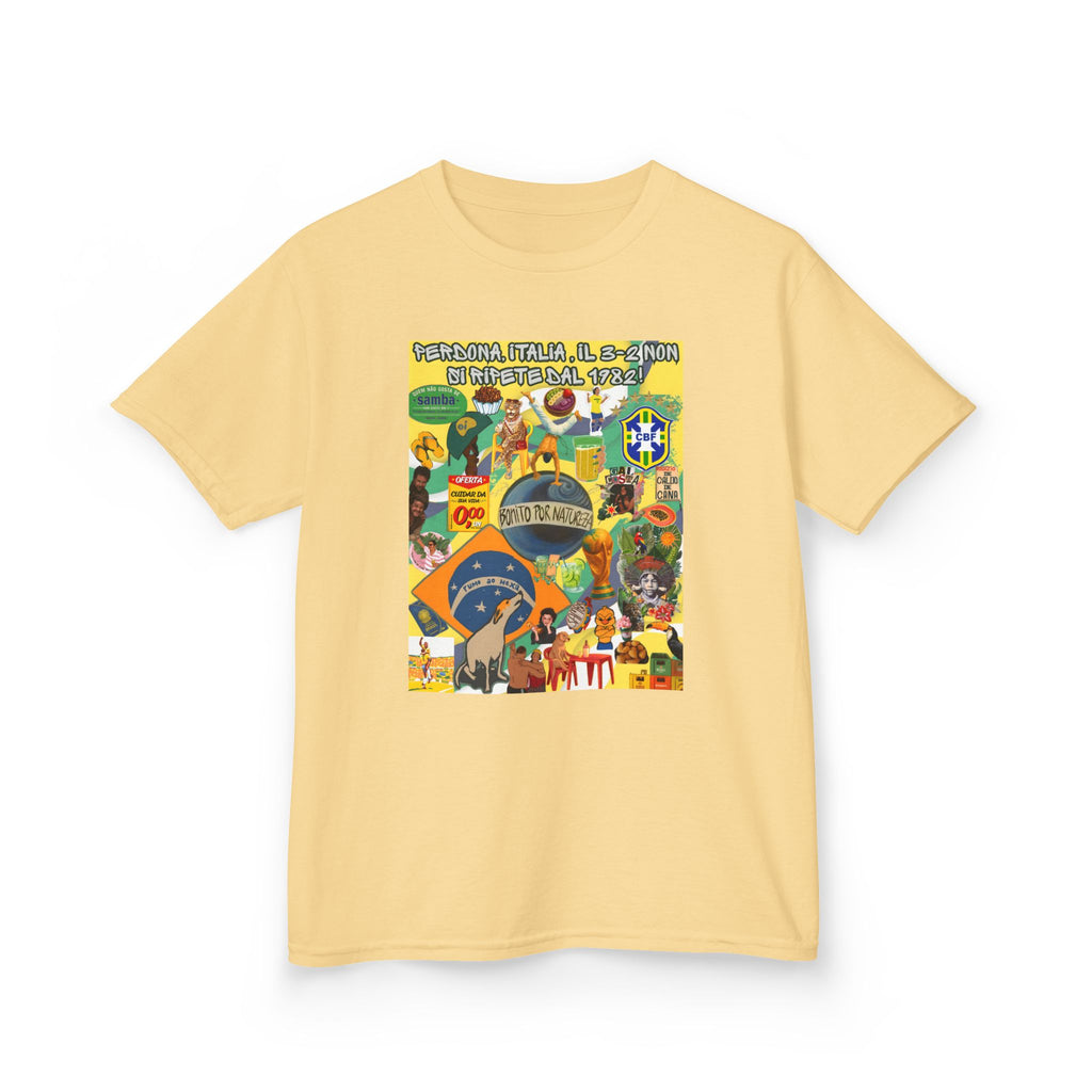 Unisex Kids 100% Algodão | Brasil x Itália