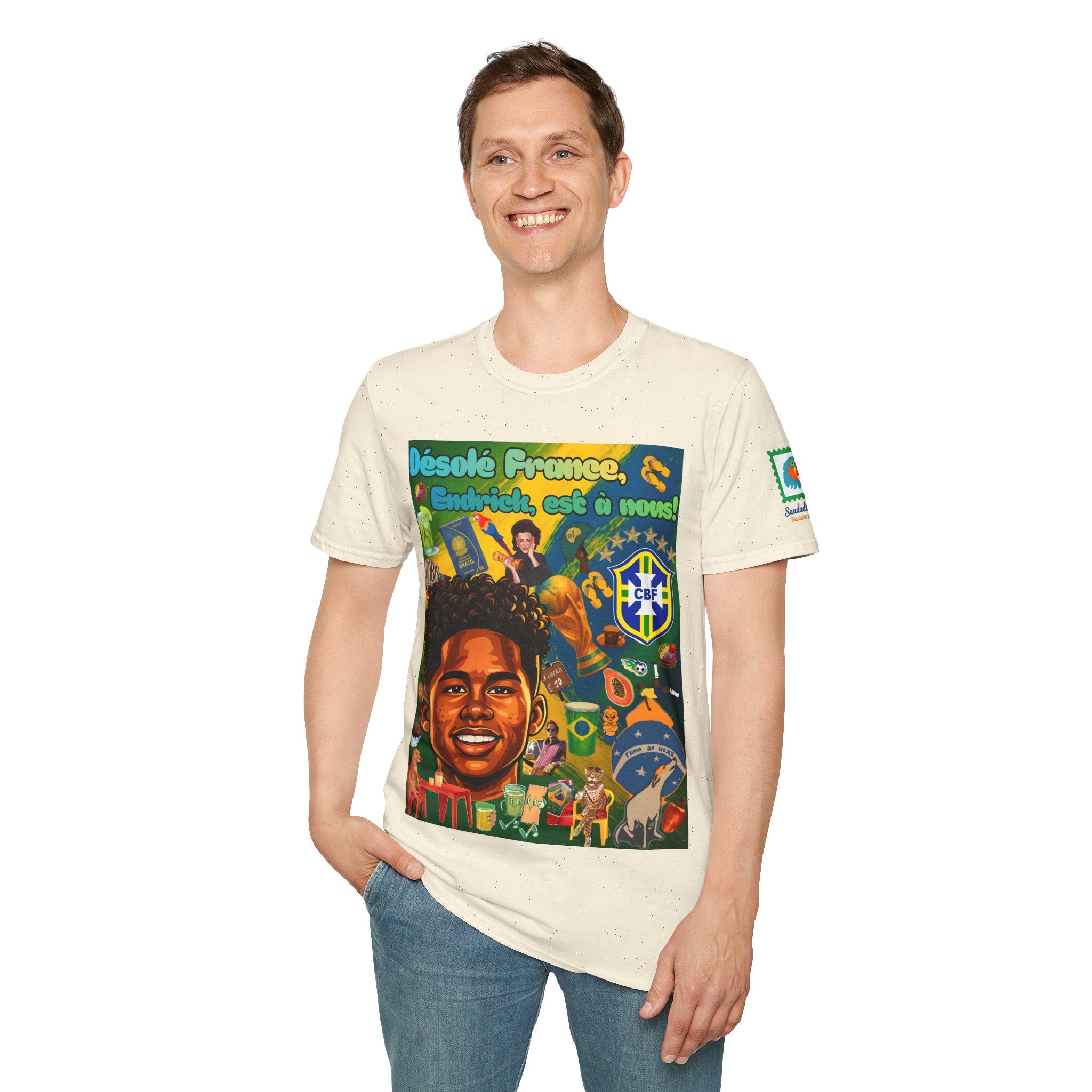 Unisex Graphic T-Shirt | Brasil x França