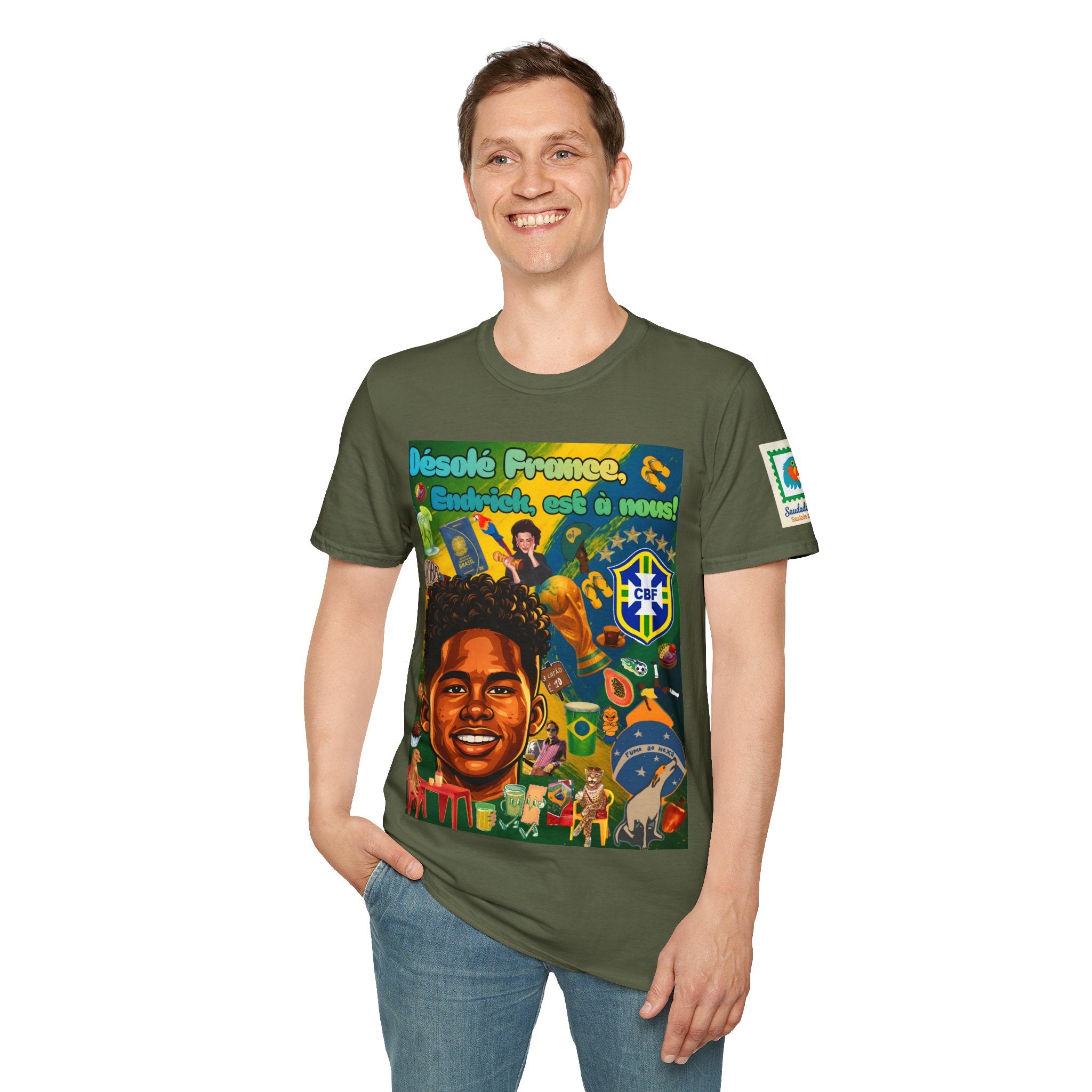 Unisex Graphic T-Shirt | Brasil x França