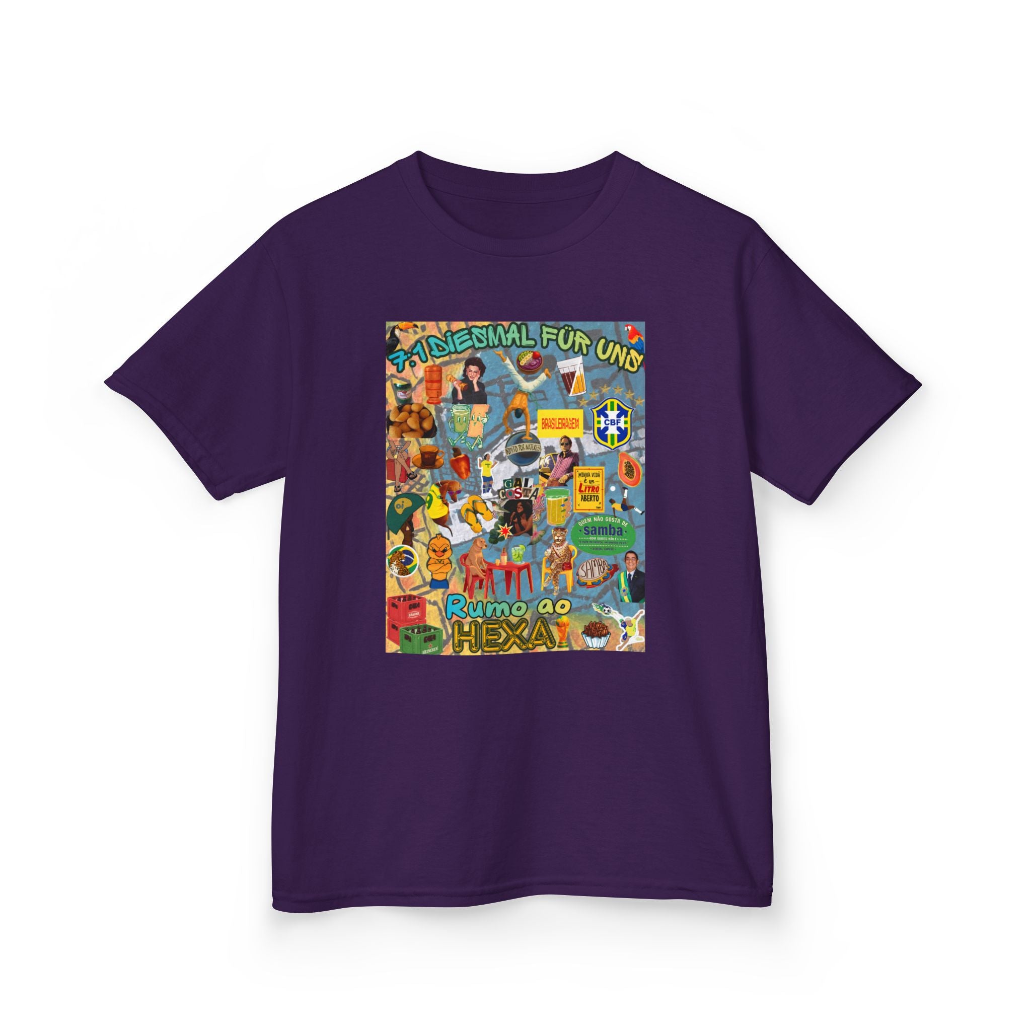 Unisex Kids 100% Algodão | Brasil x Alemanha
