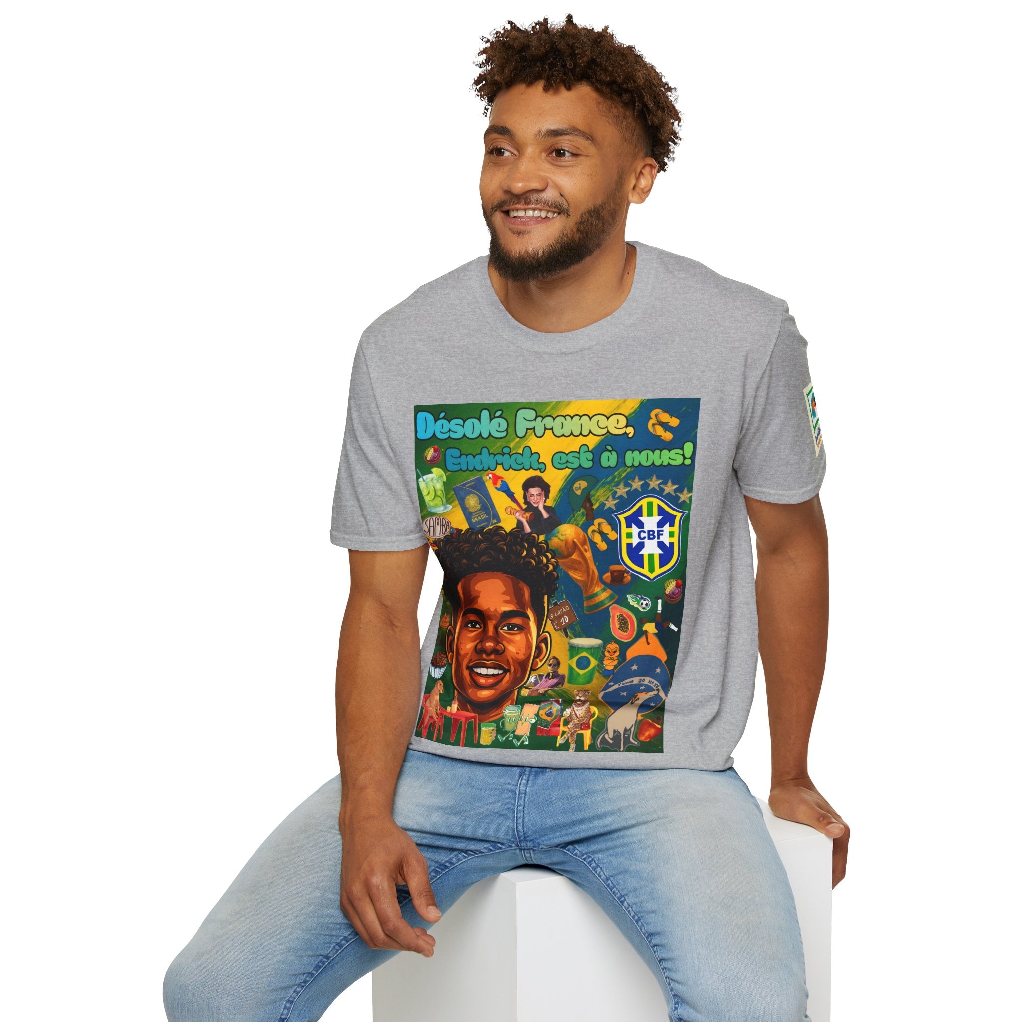 Unisex Graphic T-Shirt | Brasil x França