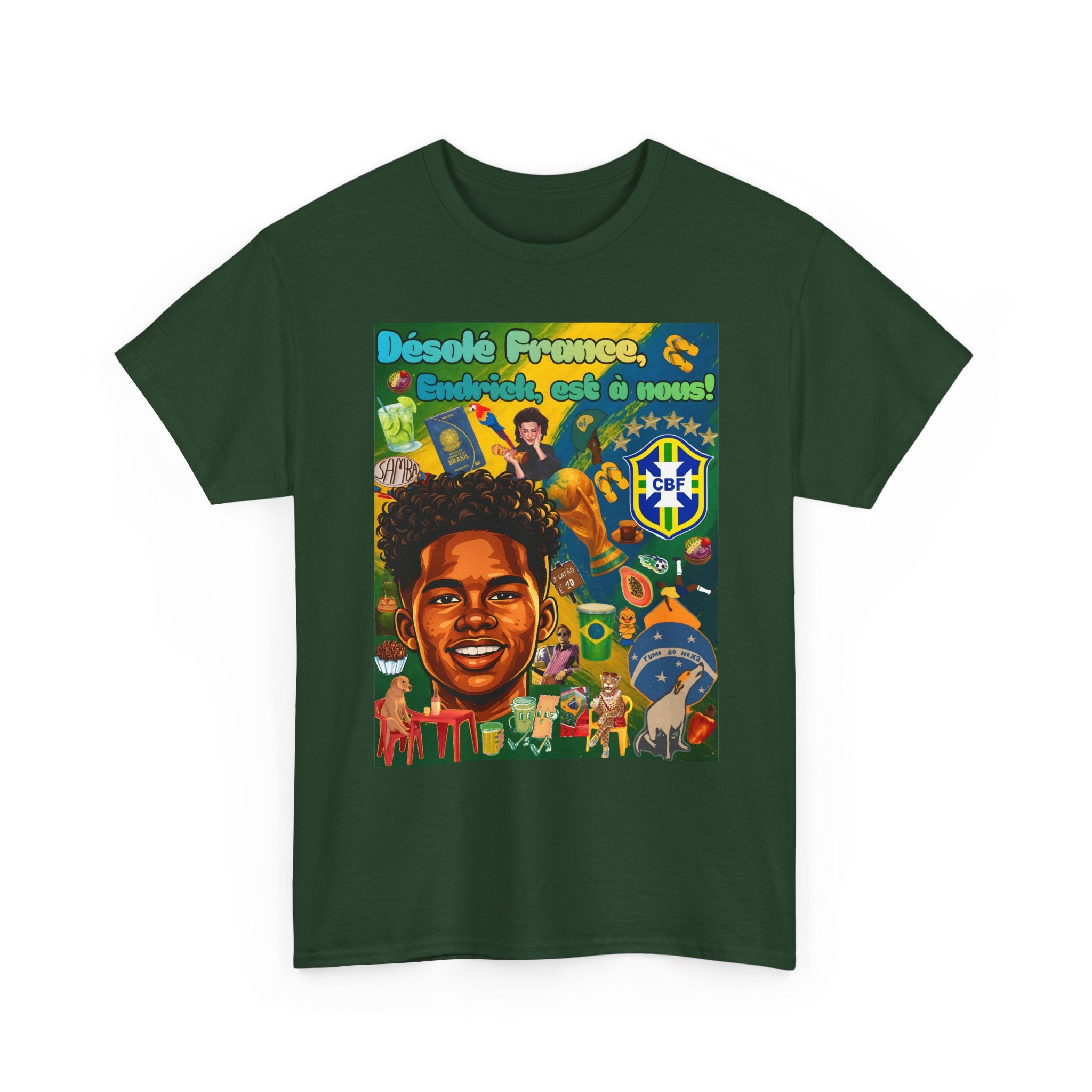 Unisex 100% Algodão OEKO-TEX®  | Brasil x Alemanha
