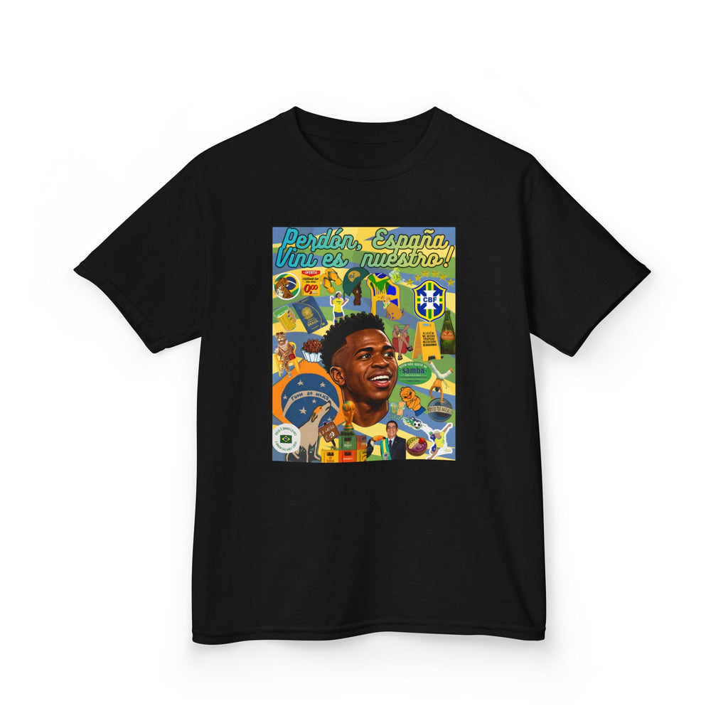 Unisex Kids 100% Algodão | Brasil x Espanha