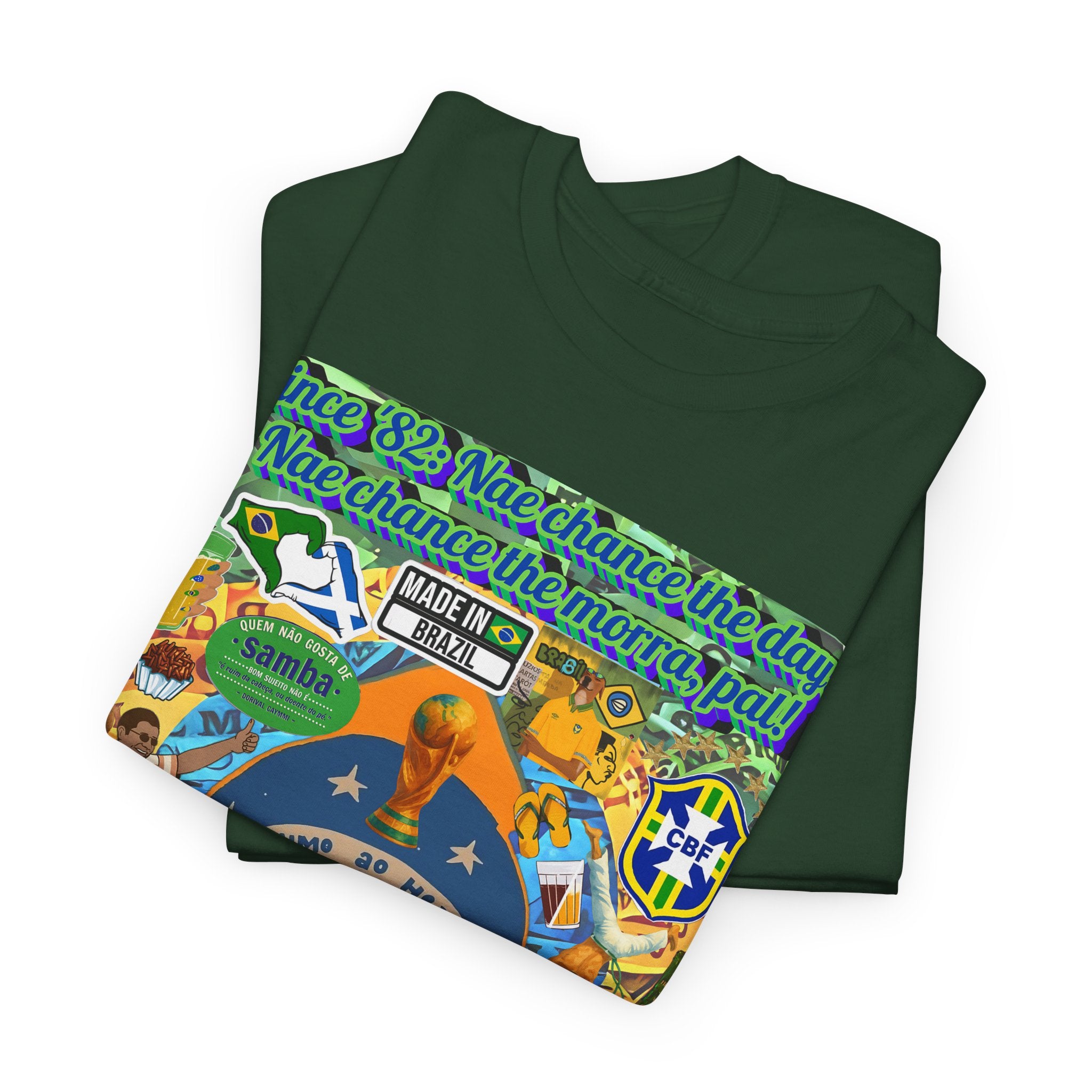 Unisex 100% Algodão OEKO-TEX® | Brasil x Escócia