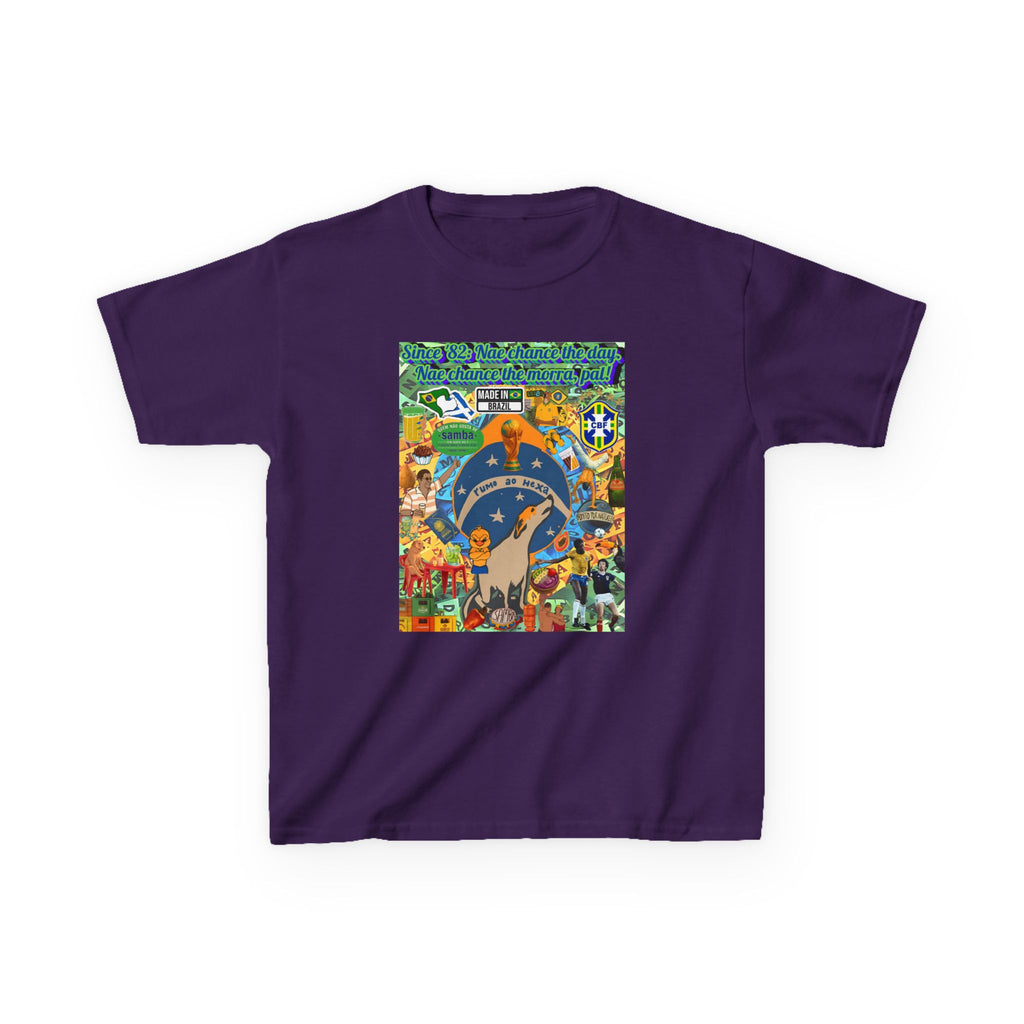 Unisex Kids 100% Algodão- Brasil x Escócia