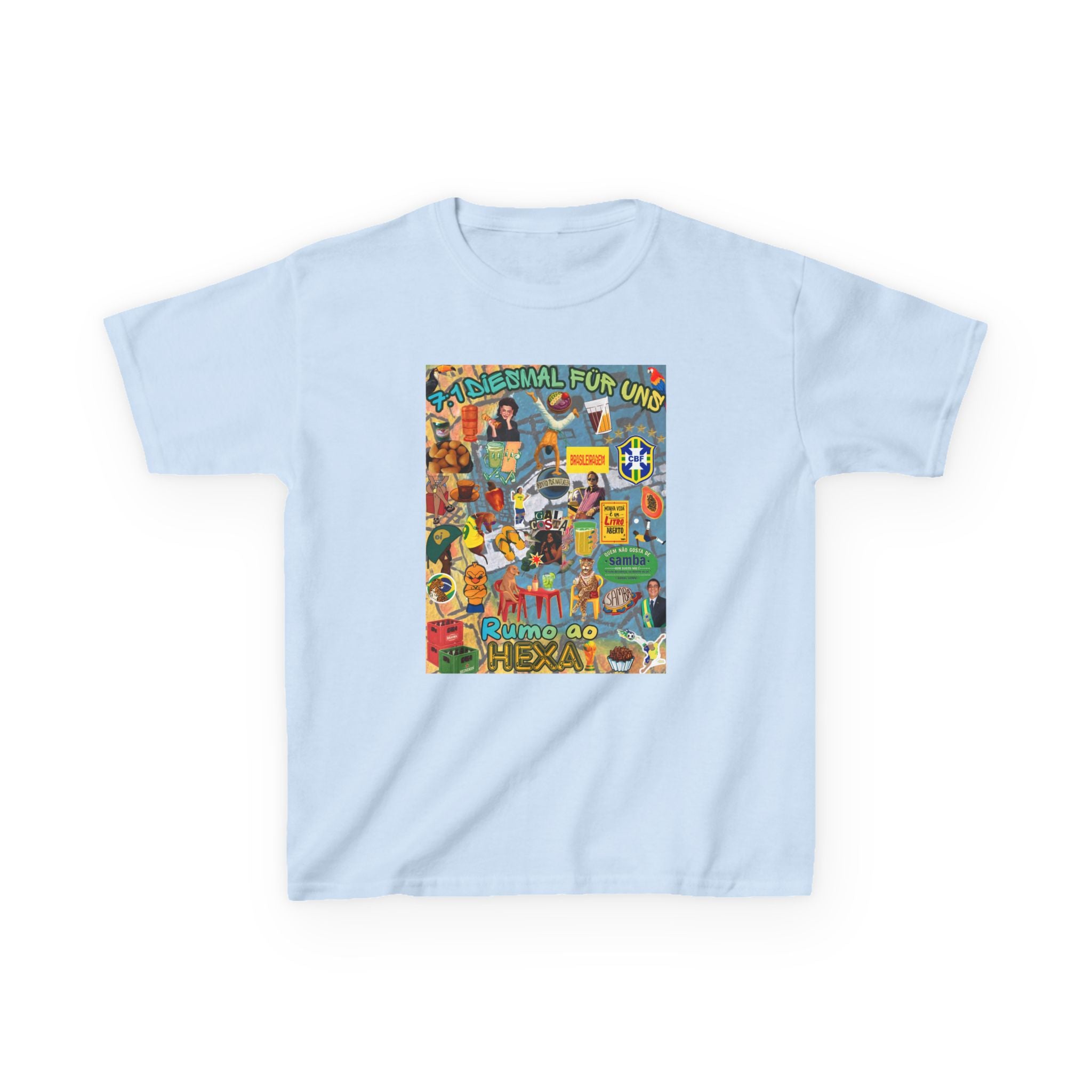 Unisex Kids 100% Algodão | Brasil x Alemanha