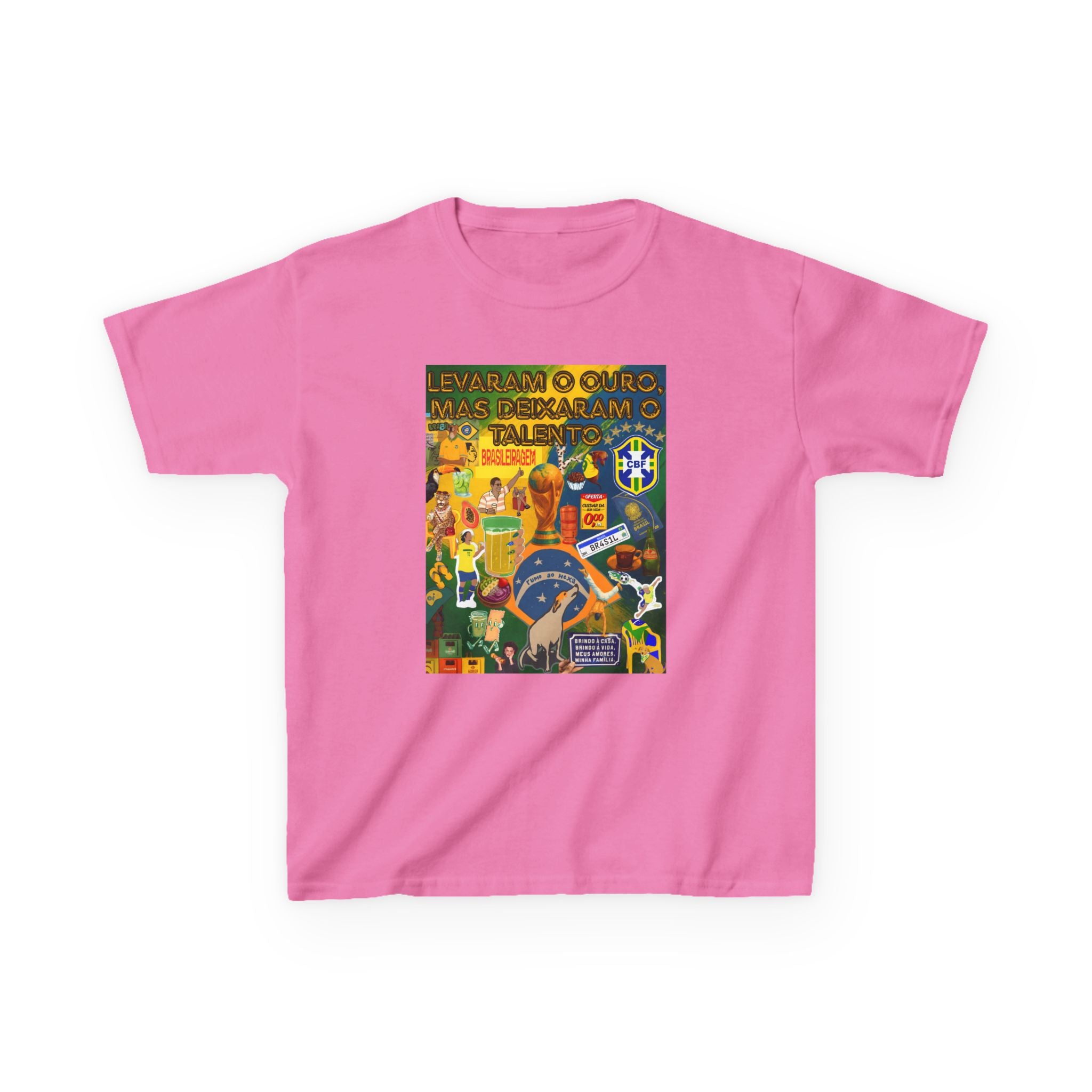 Unisex Kids 100% Algodão | Brasil x Portugal