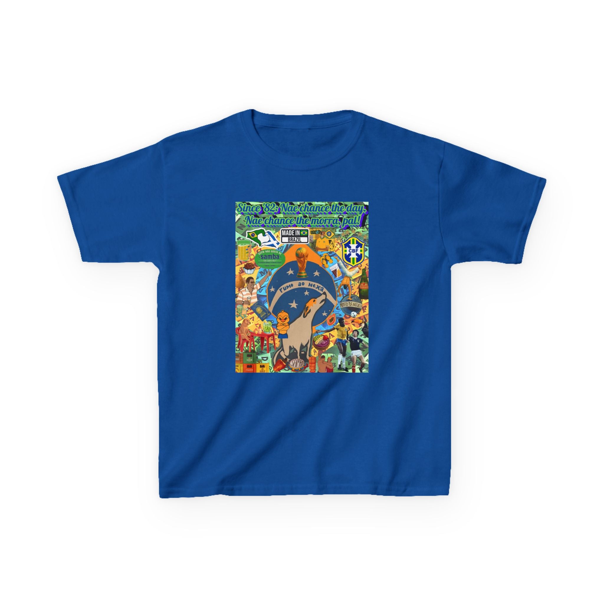 Unisex Kids 100% Algodão- Brasil x Escócia