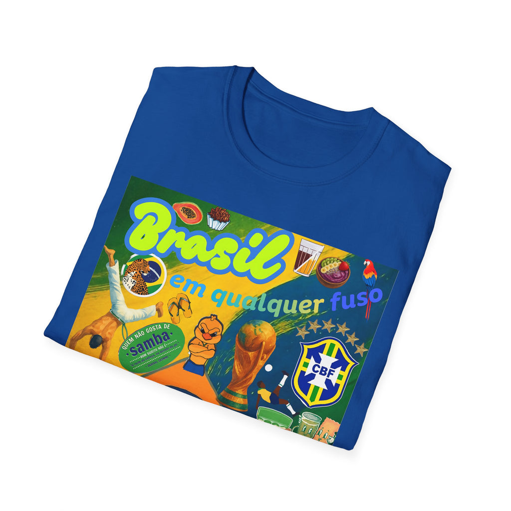 Unisex Graphic T-Shirt | Brasil em qualquer fuso.